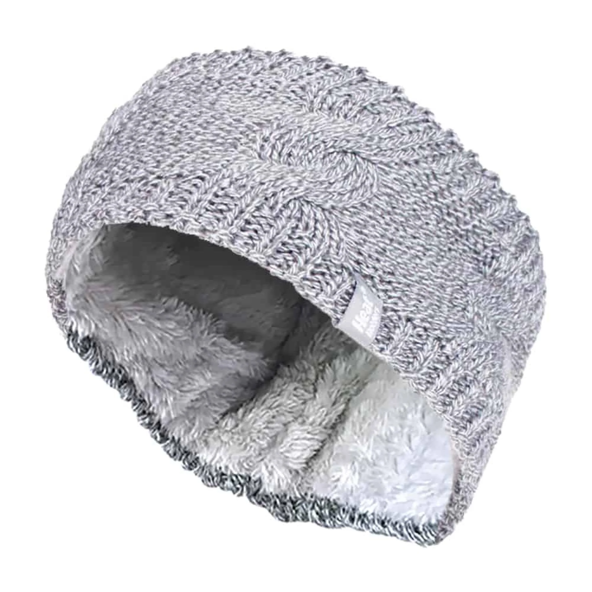 Ladies Cable Knitted Fleece Lined Thermal Winter Ear Warmer Headband - Image 21