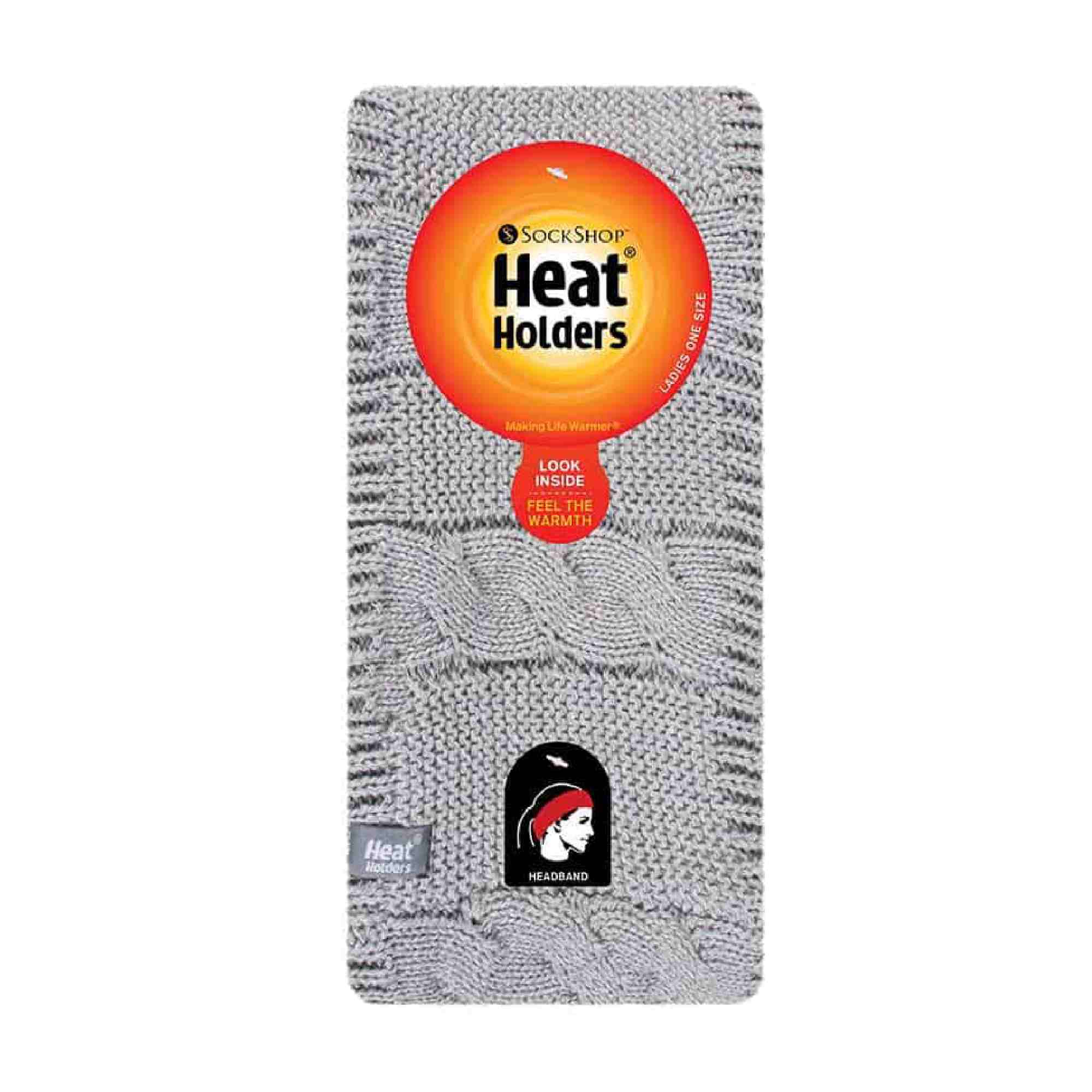 Ladies Cable Knitted Fleece Lined Thermal Winter Ear Warmer Headband - Image 22