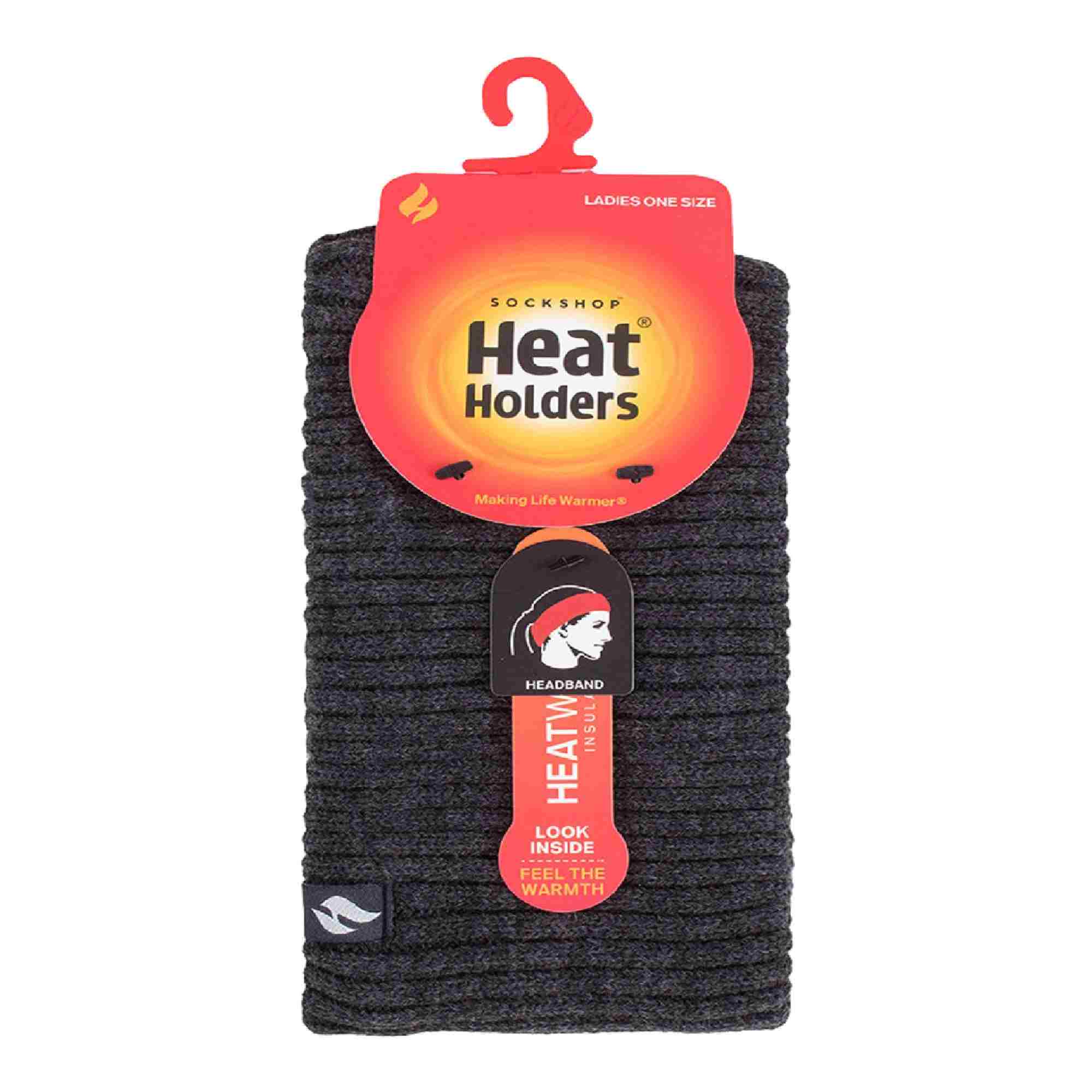 Ladies Cable Knitted Fleece Lined Thermal Winter Ear Warmer Headband - Image 38