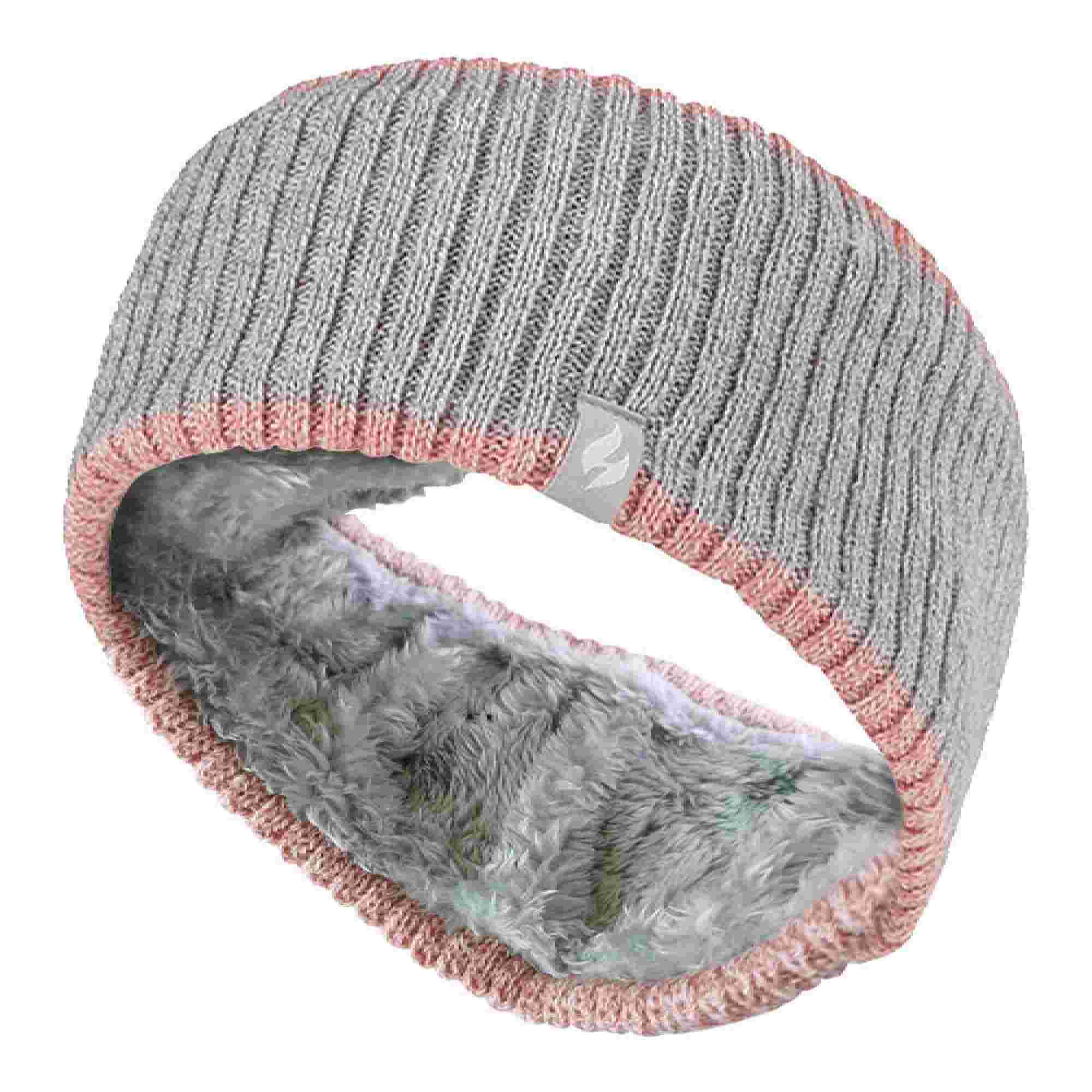 Ladies Cable Knitted Fleece Lined Thermal Winter Ear Warmer Headband - Image 41