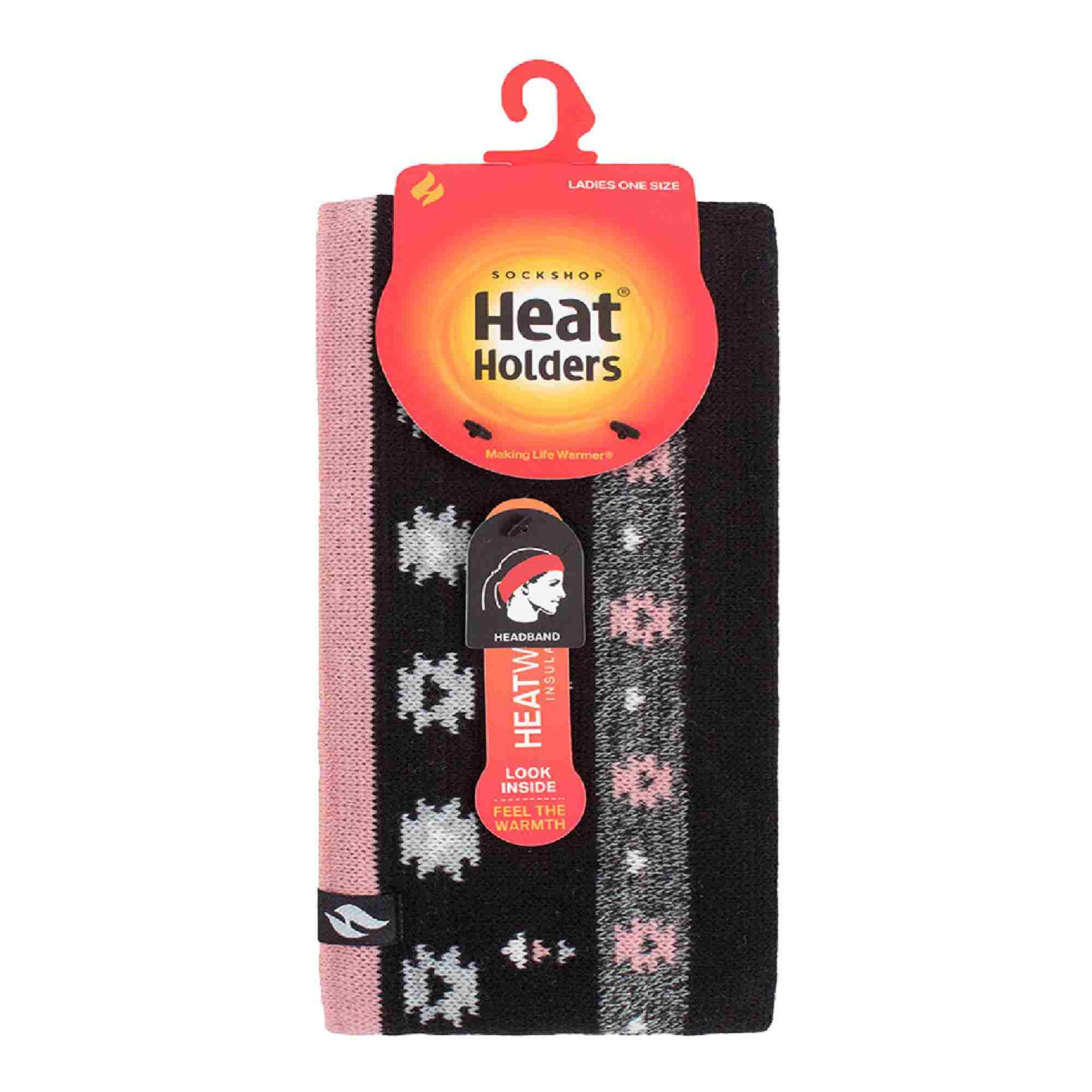 Ladies Cable Knitted Fleece Lined Thermal Winter Ear Warmer Headband - Image 46