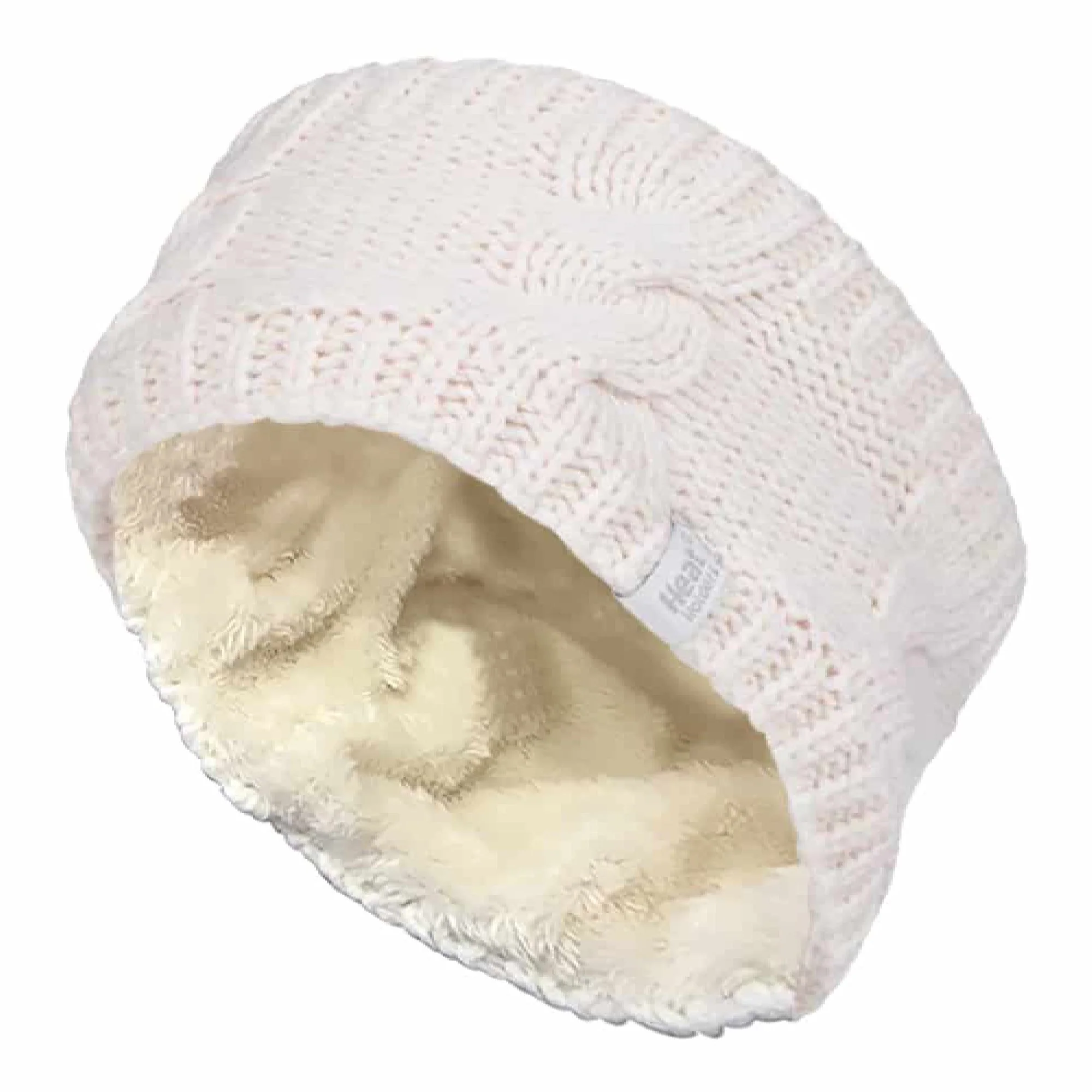 Ladies Cable Knitted Fleece Lined Thermal Winter Ear Warmer Headband - Image 9