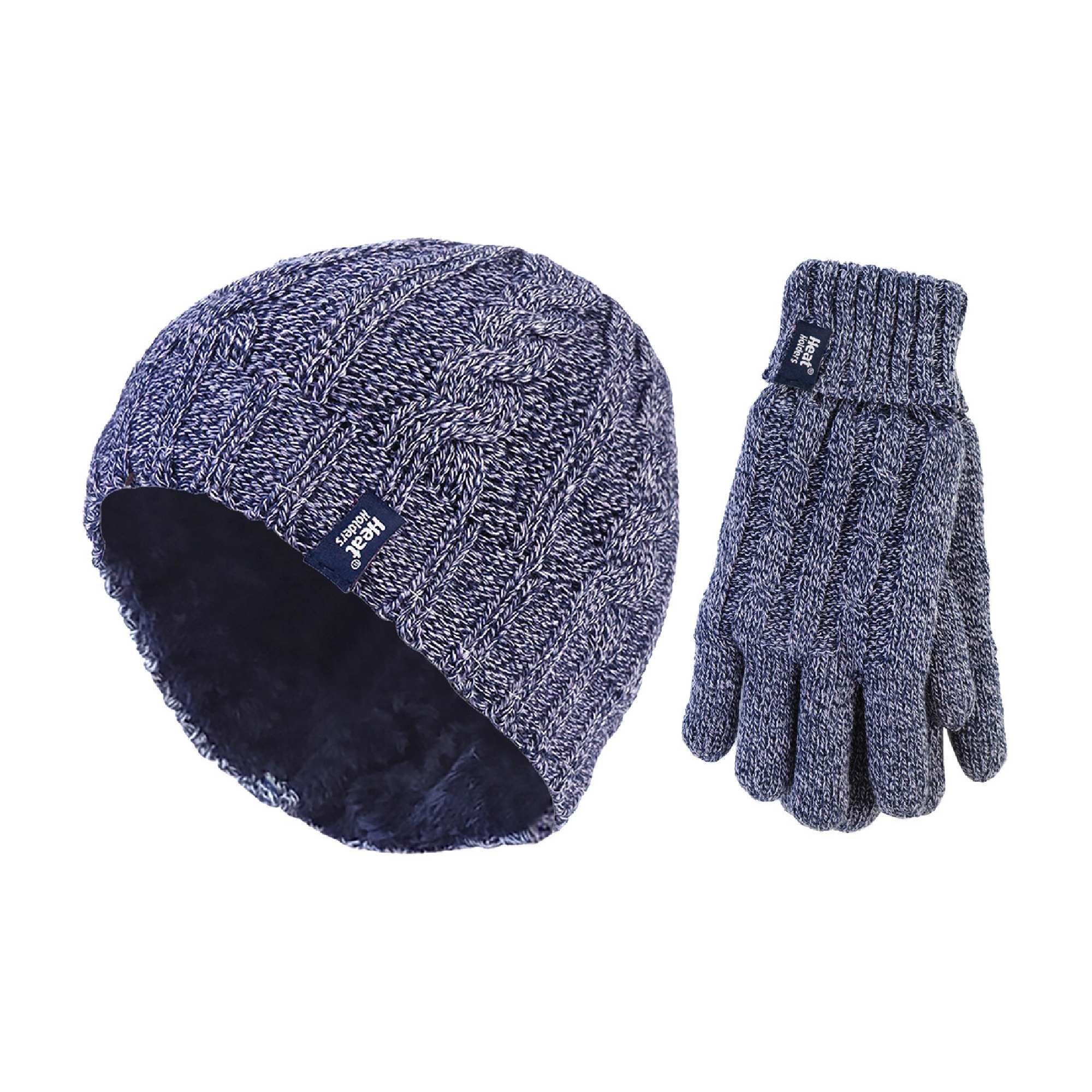 Ladies Fleece Lined Thermal Hat & Gloves Set for Winter - Image 5