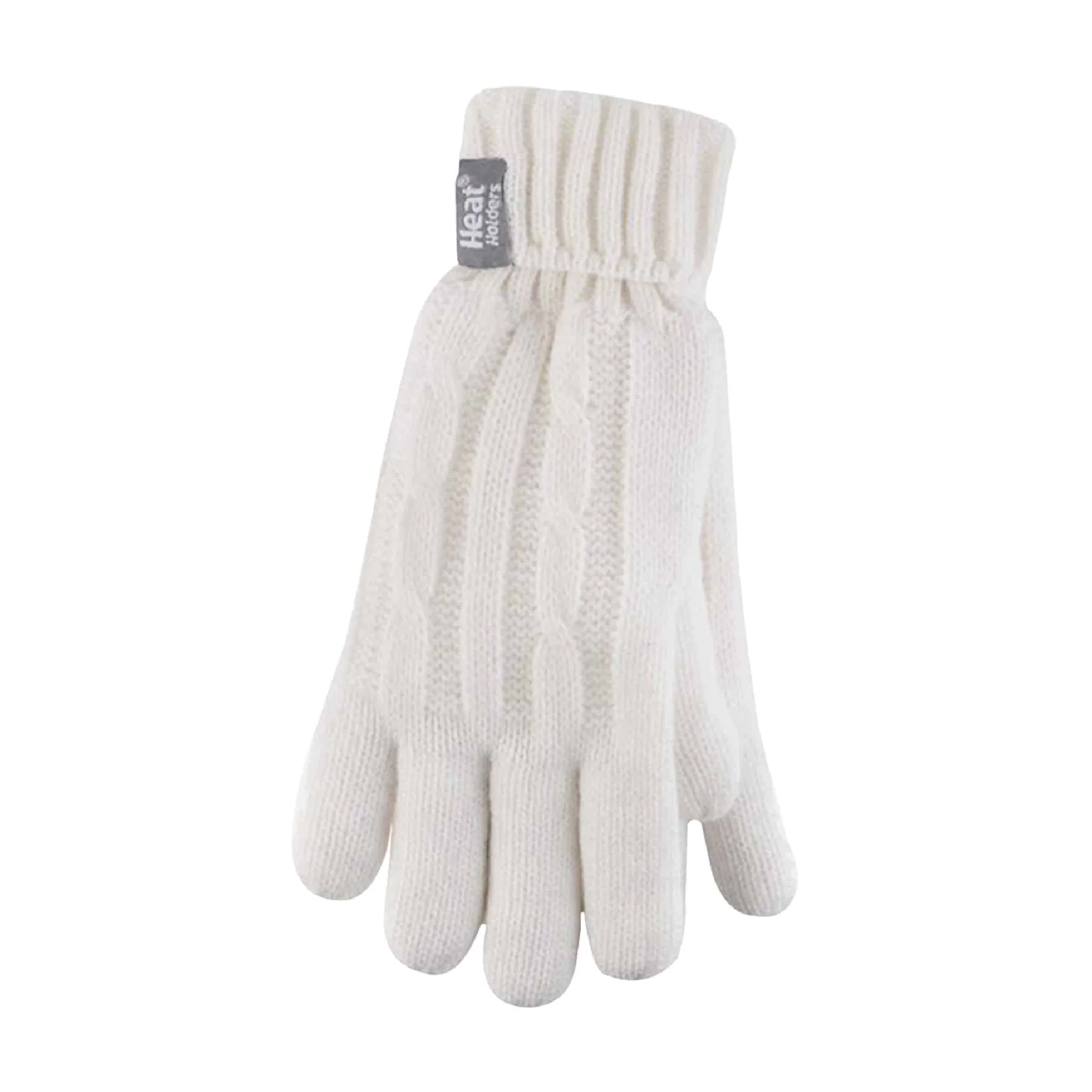Ladies Cable Knit 2.3 Tog Fleece Lined Thermal Winter Gloves - Image 13