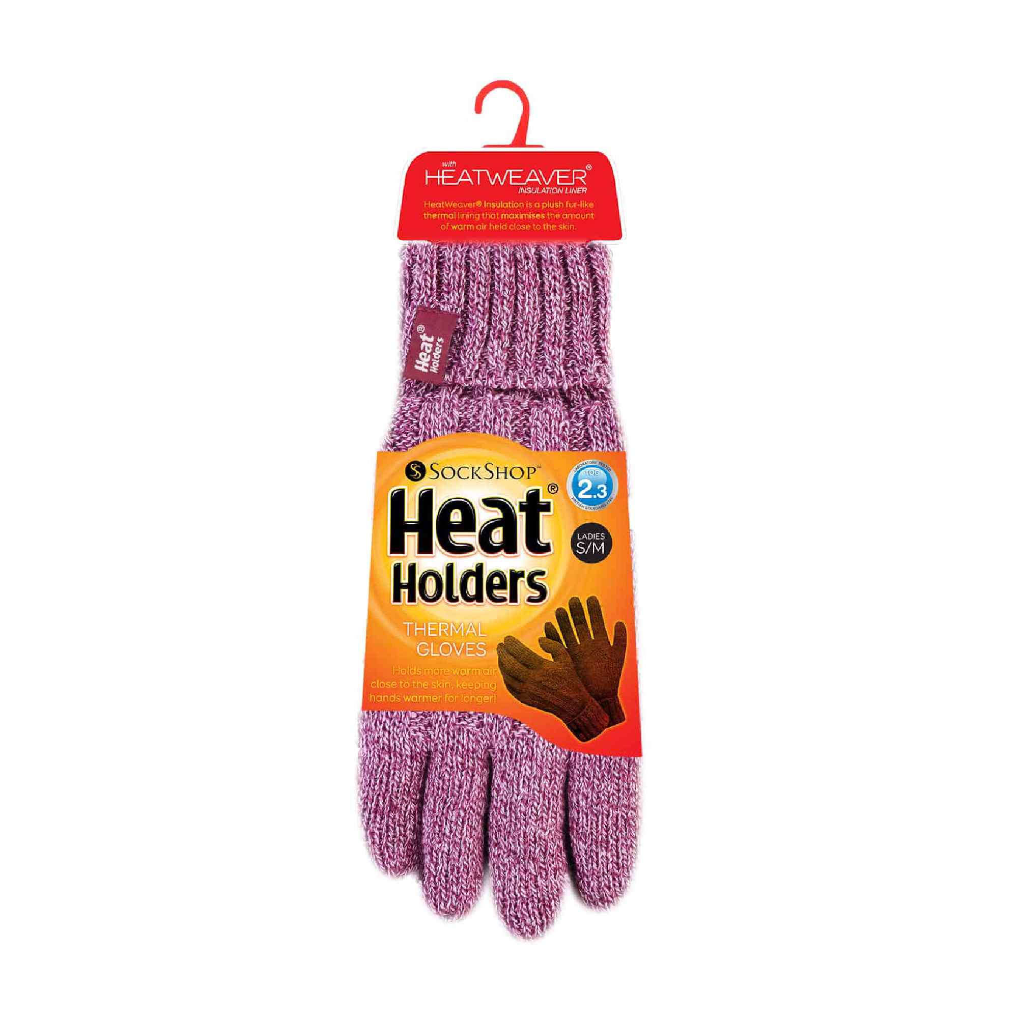 Ladies Cable Knit 2.3 Tog Fleece Lined Thermal Winter Gloves - Image 42