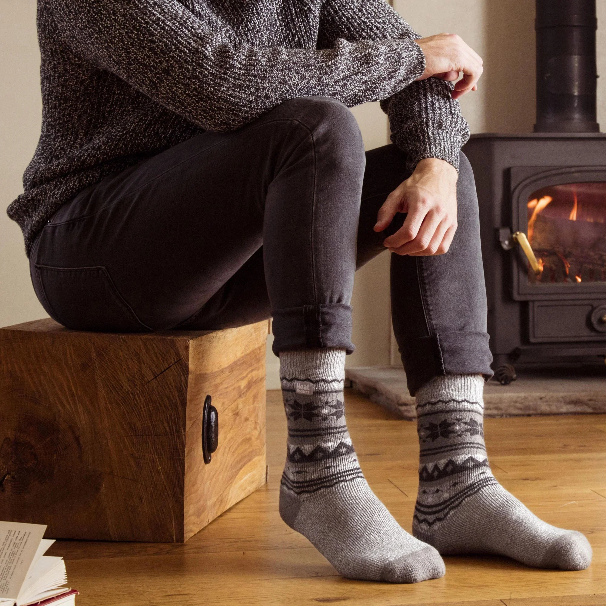 Mens Thin Warm 1.6 Tog Lightweight Thermal Dress Socks - Image 31