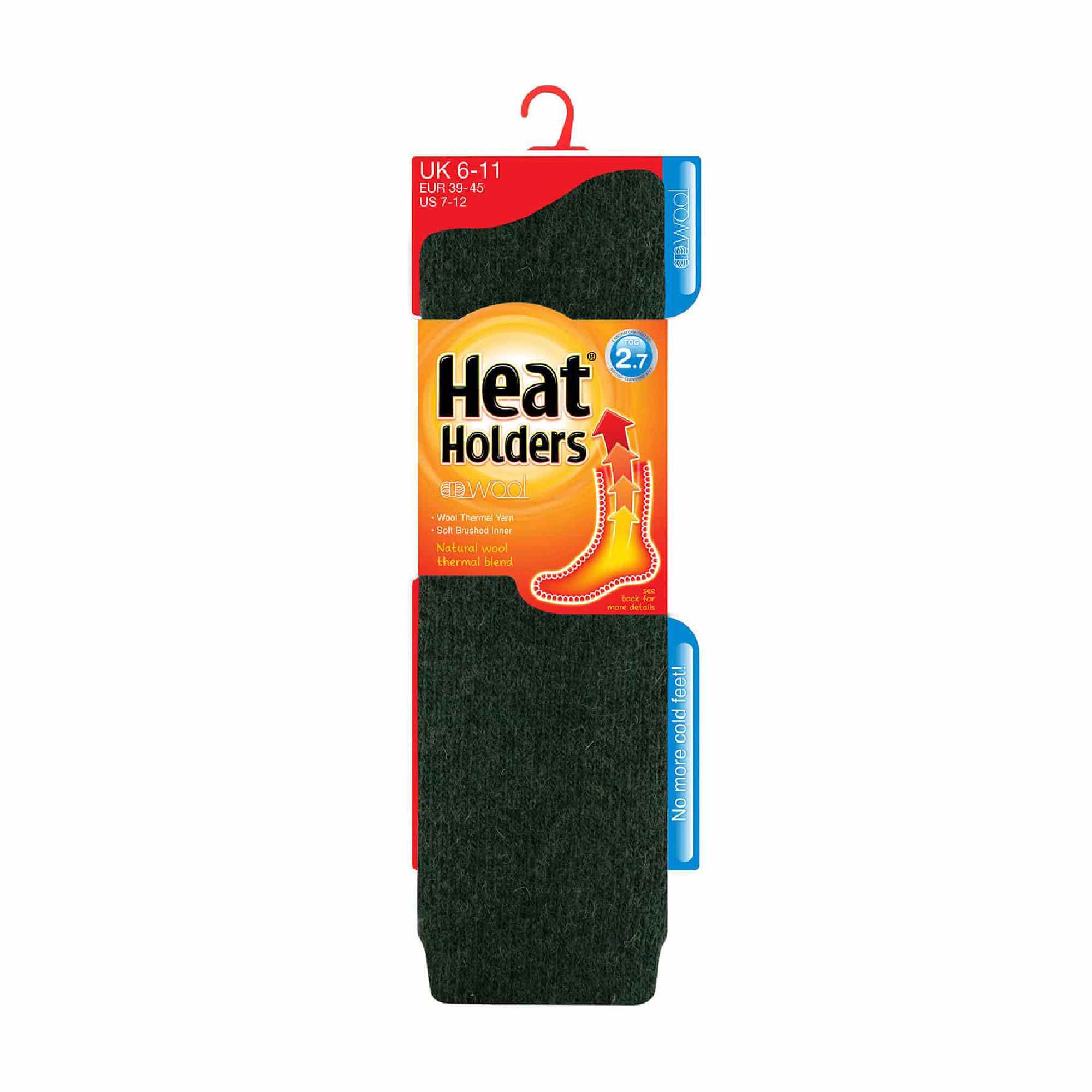 Mens Extra Long 2.7 TOG Knee High Wool Rich Thermal Socks - Image 10