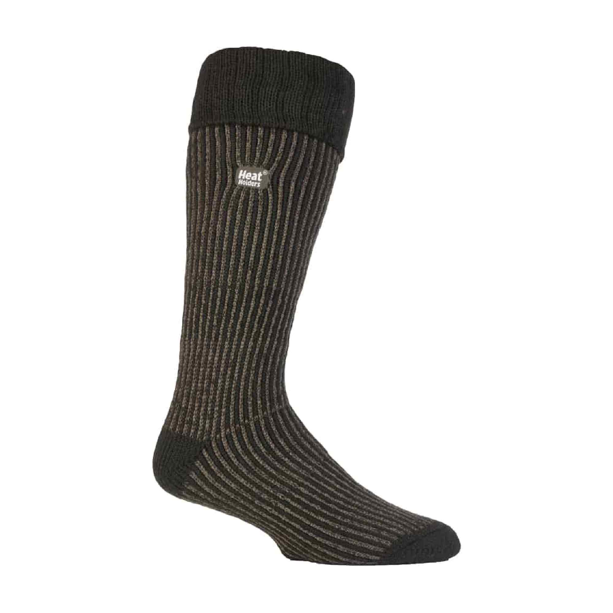 Mens Thick Winter Warm Knee High Ribbed Thermal Boot Socks - Image 9