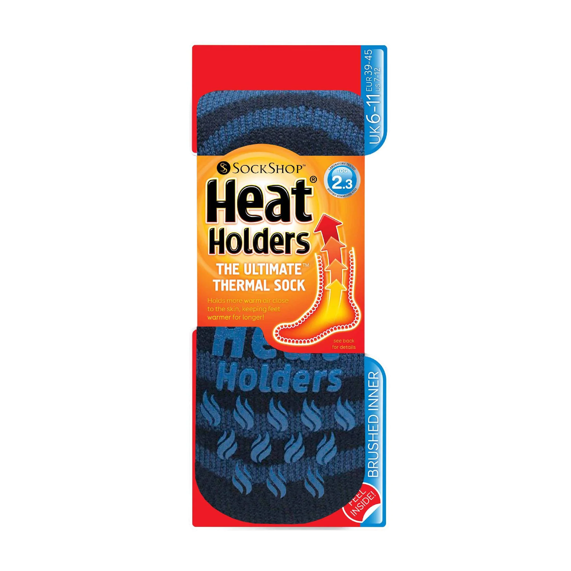 Mens Winter Non Slip Thermal Slipper Socks with Grips - Image 18