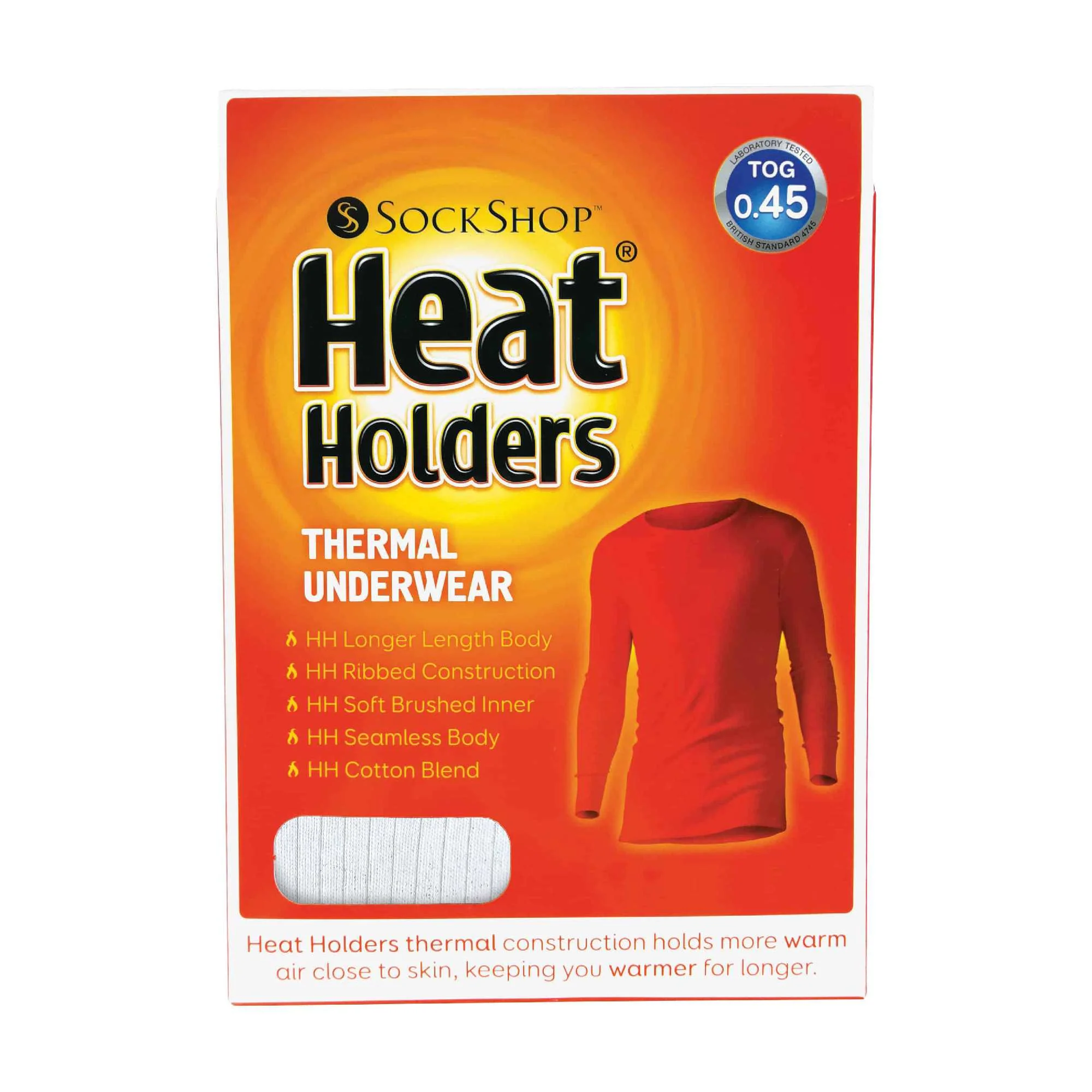 Mens Cotton Thermal Underwear Long Sleeve Top - Image 6