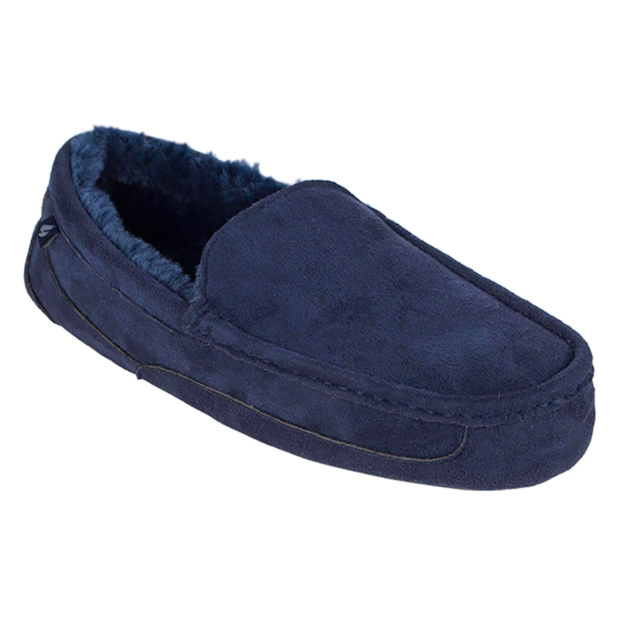Mens Fleece Lined Memory Foam Slippers for Winter - Image 4