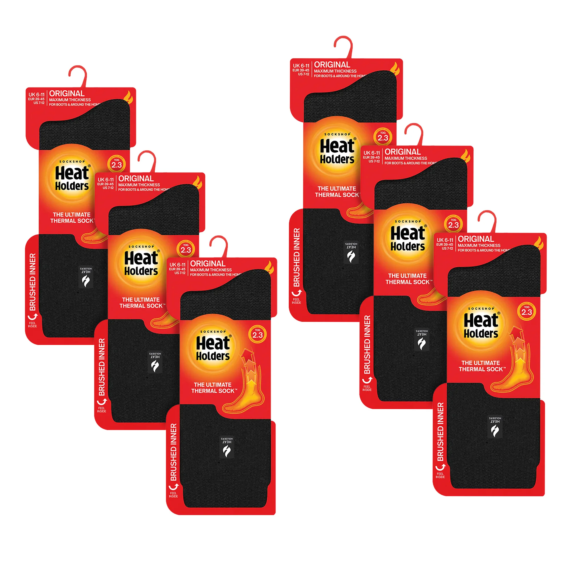 Mens Original Thick Winter Thermal Socks (Multipack Options) - Image 10