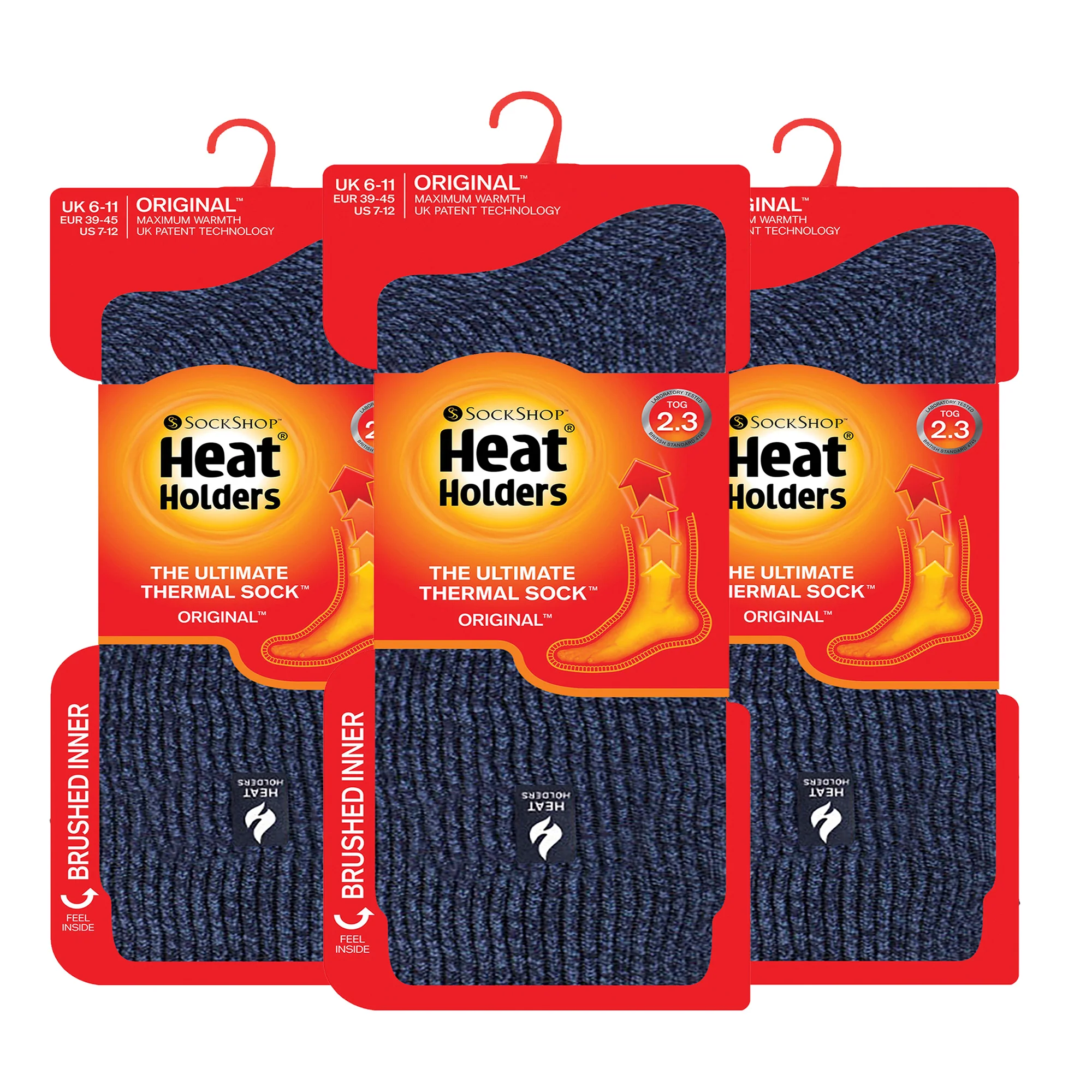 Mens Original Thick Winter Thermal Socks (Multipack Options) - Image 42