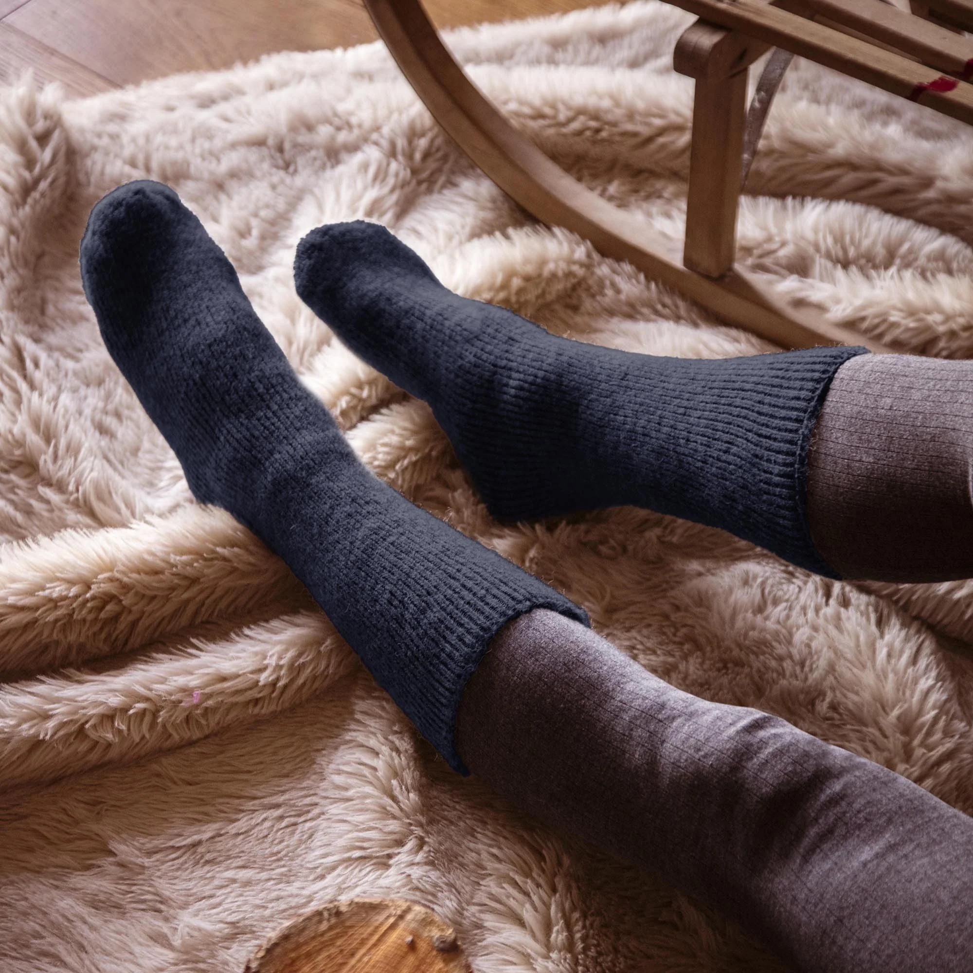 Mens Winter Warm 2.7 TOG Wool Rich Thermal Socks - Image 16