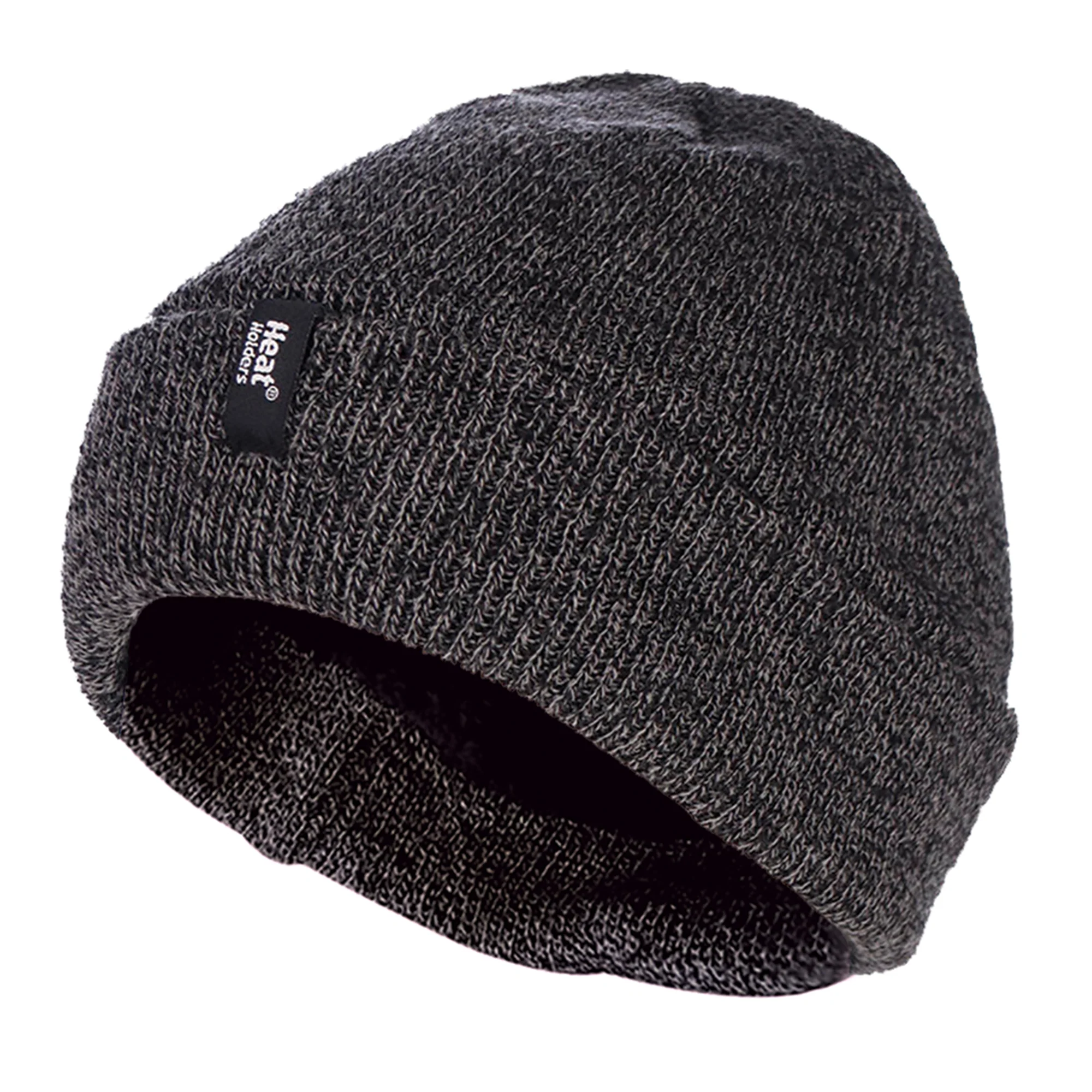 Mens 3.6 TOG Fleece Lined Thermal Turn Over Cuff Winter Beanie Hat - Image 5