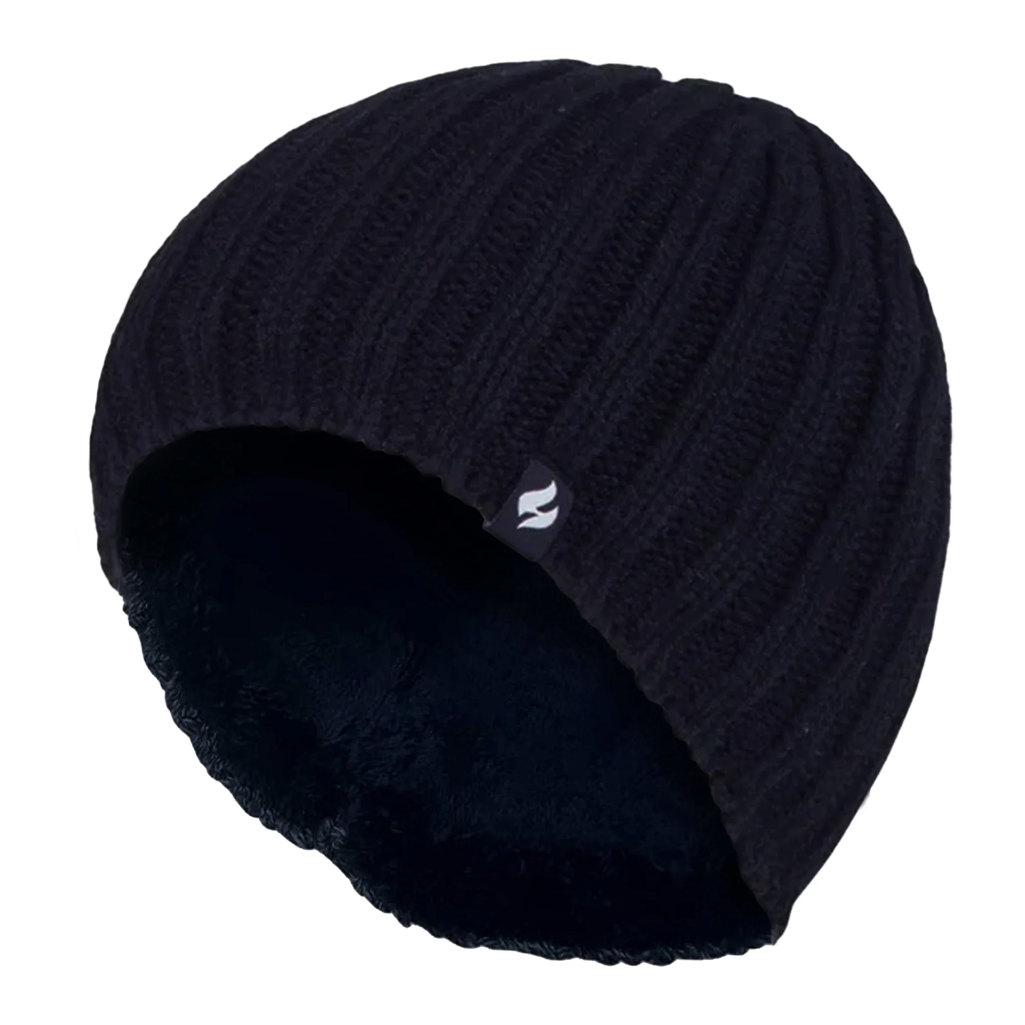 Mens 3.4 TOG Soft Fleece Lined Ribbed Knitted Thermal Winter Hat - Image 21