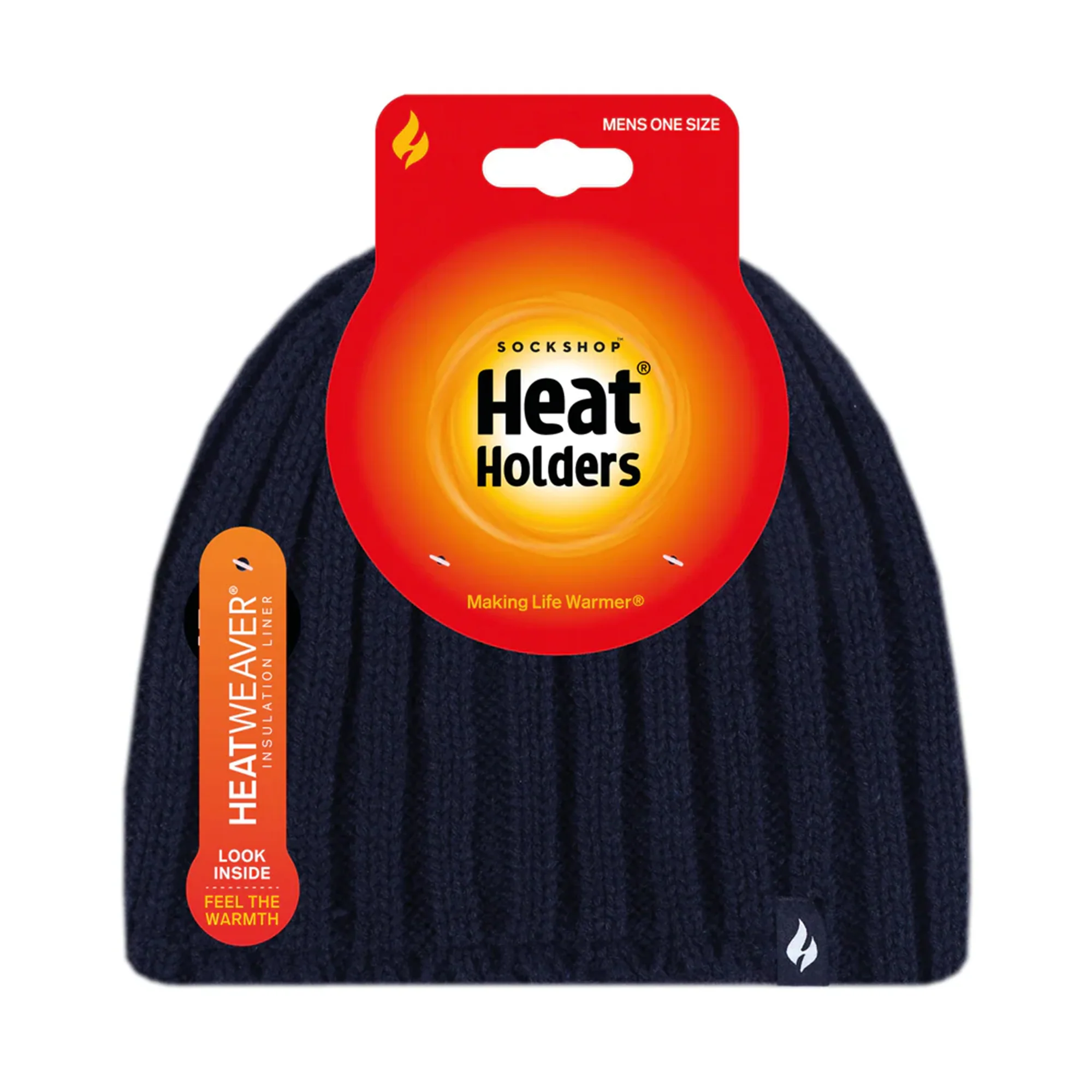 Mens 3.4 TOG Soft Fleece Lined Ribbed Knitted Thermal Winter Hat - Image 22