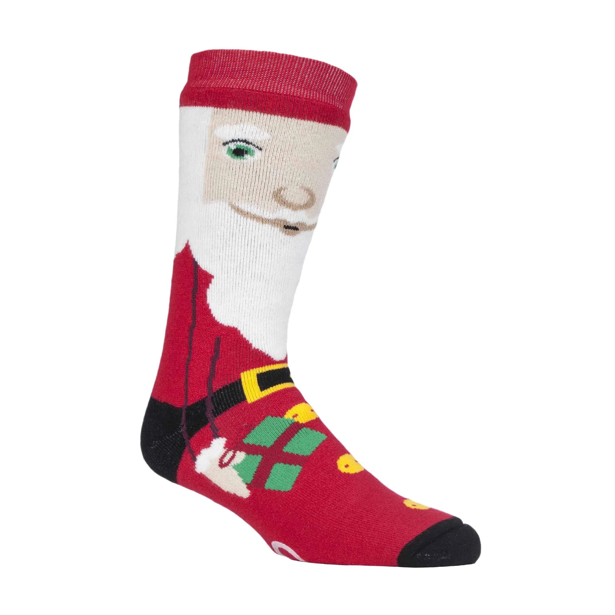 Mens Christmas Non Slip Thermal Slipper Socks with Grippers - Image 9