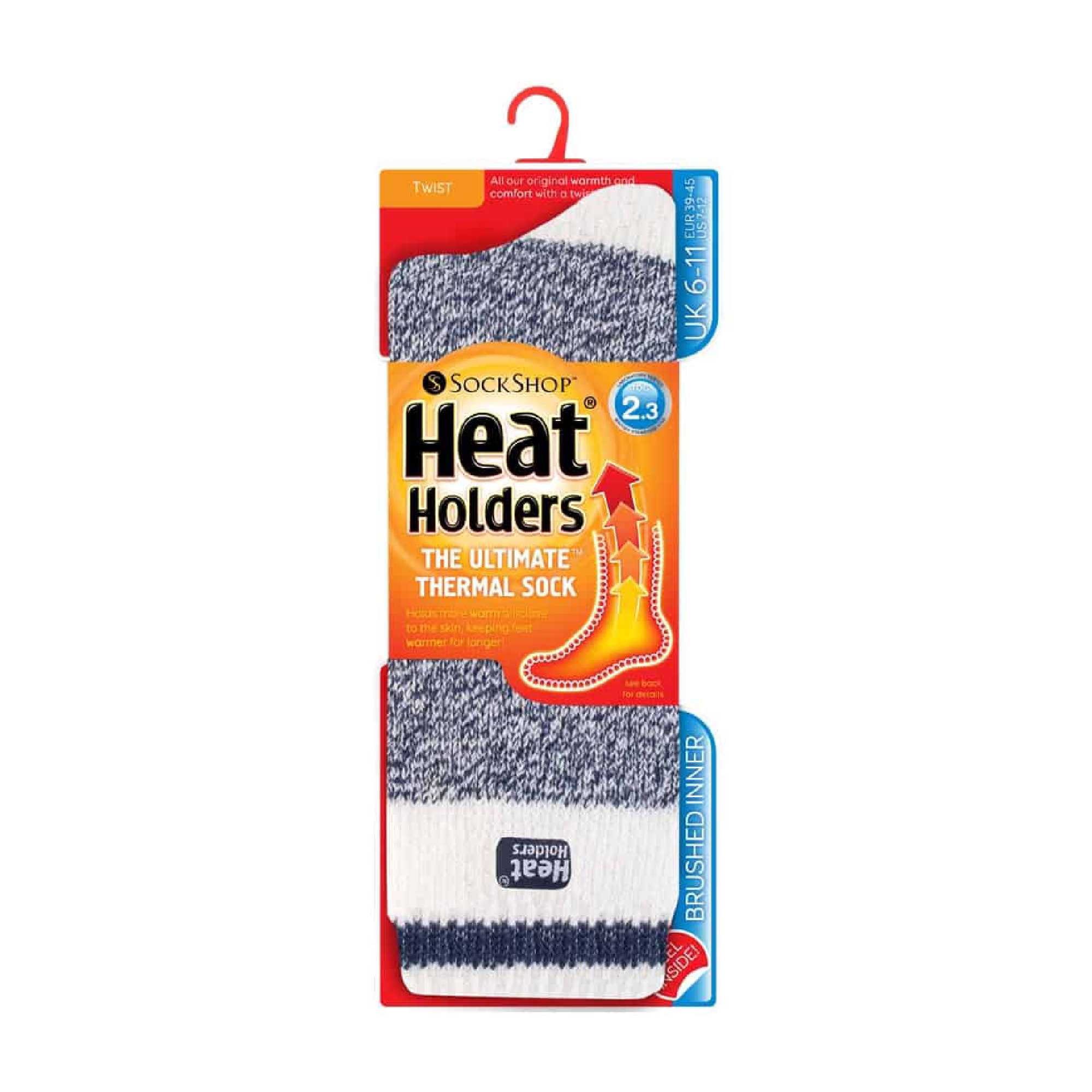 Mens Twist Patterned Thick Winter Warm Thermal Socks - Image 142