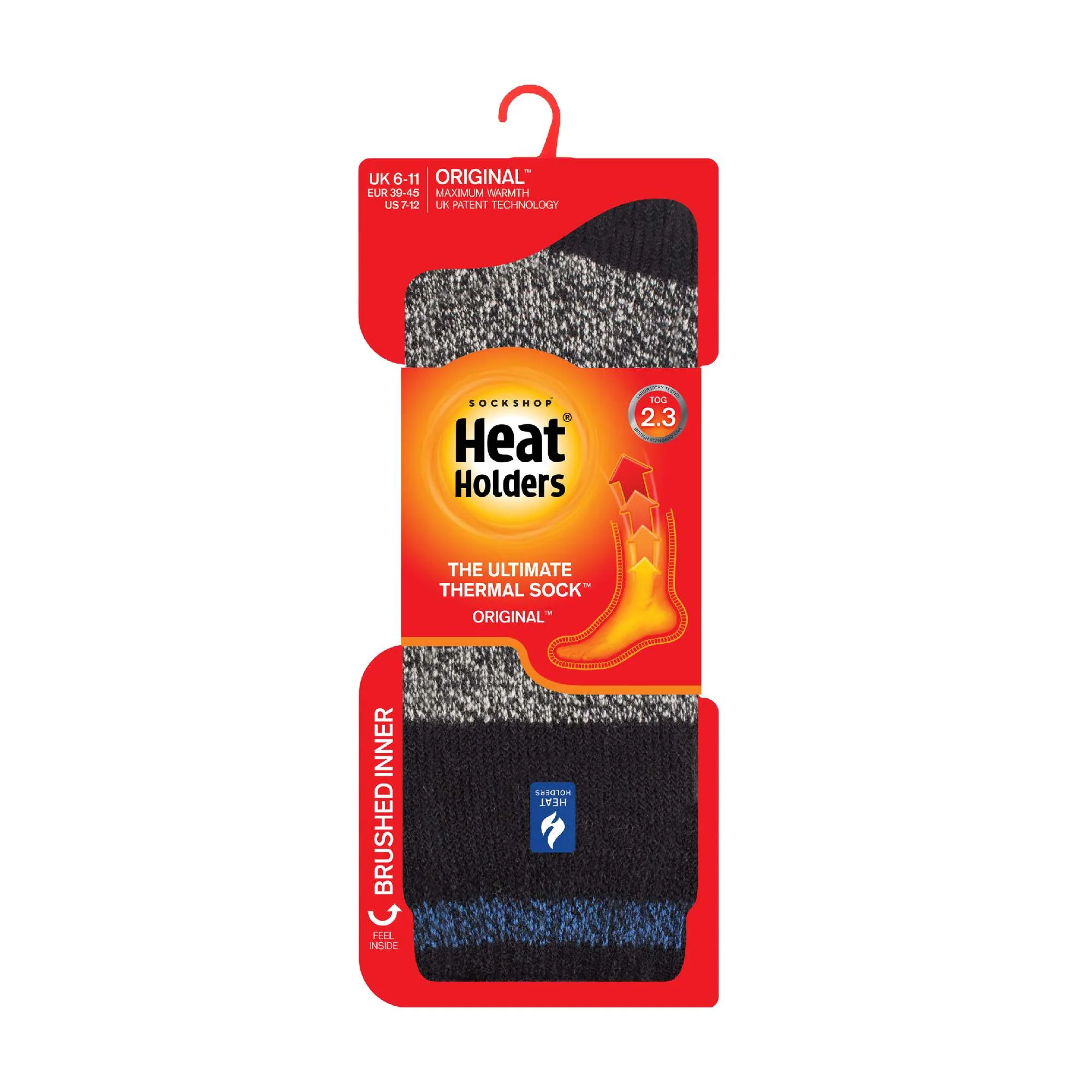 Mens Twist Patterned Thick Winter Warm Thermal Socks - Image 54