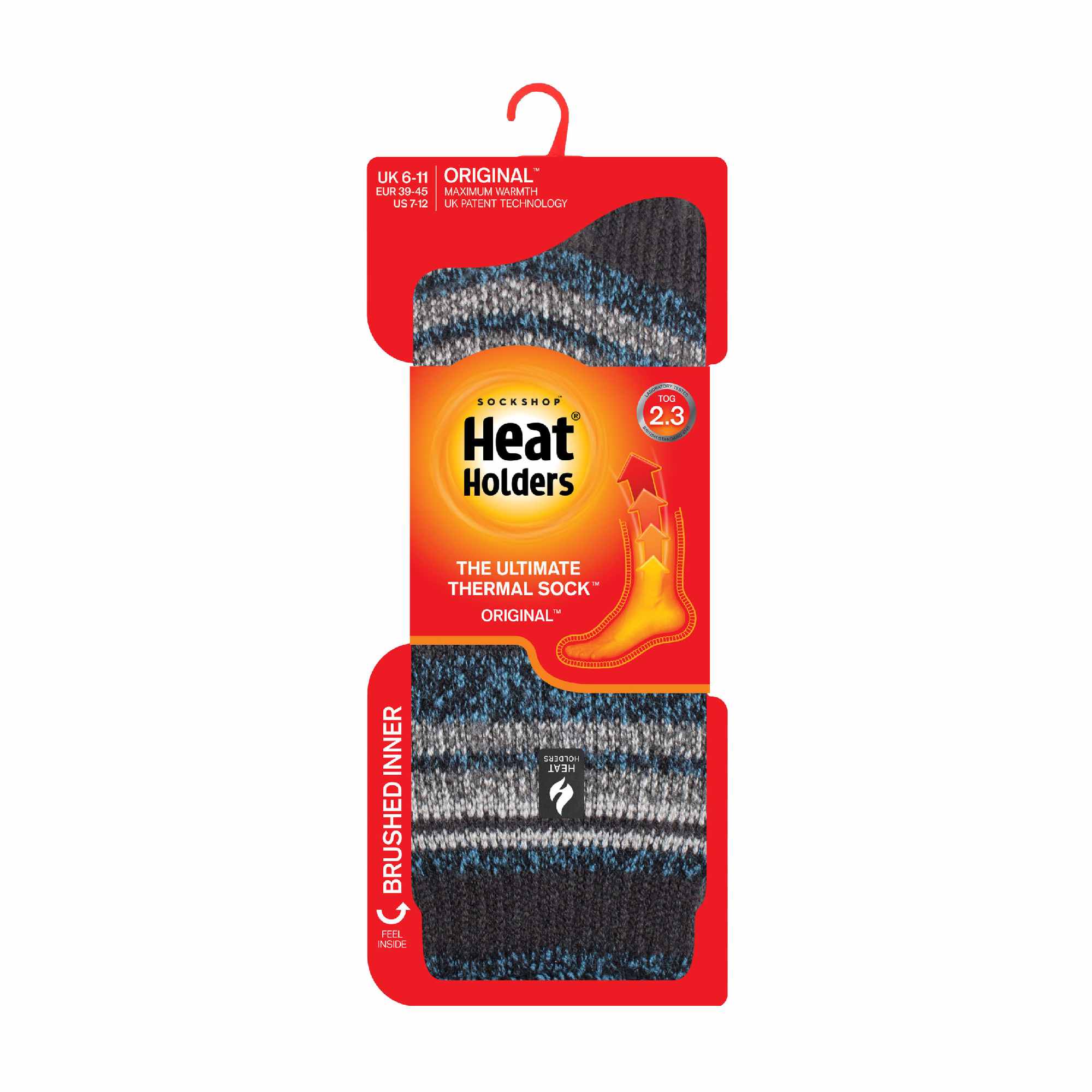 Mens Twist Patterned Thick Winter Warm Thermal Socks - Image 70