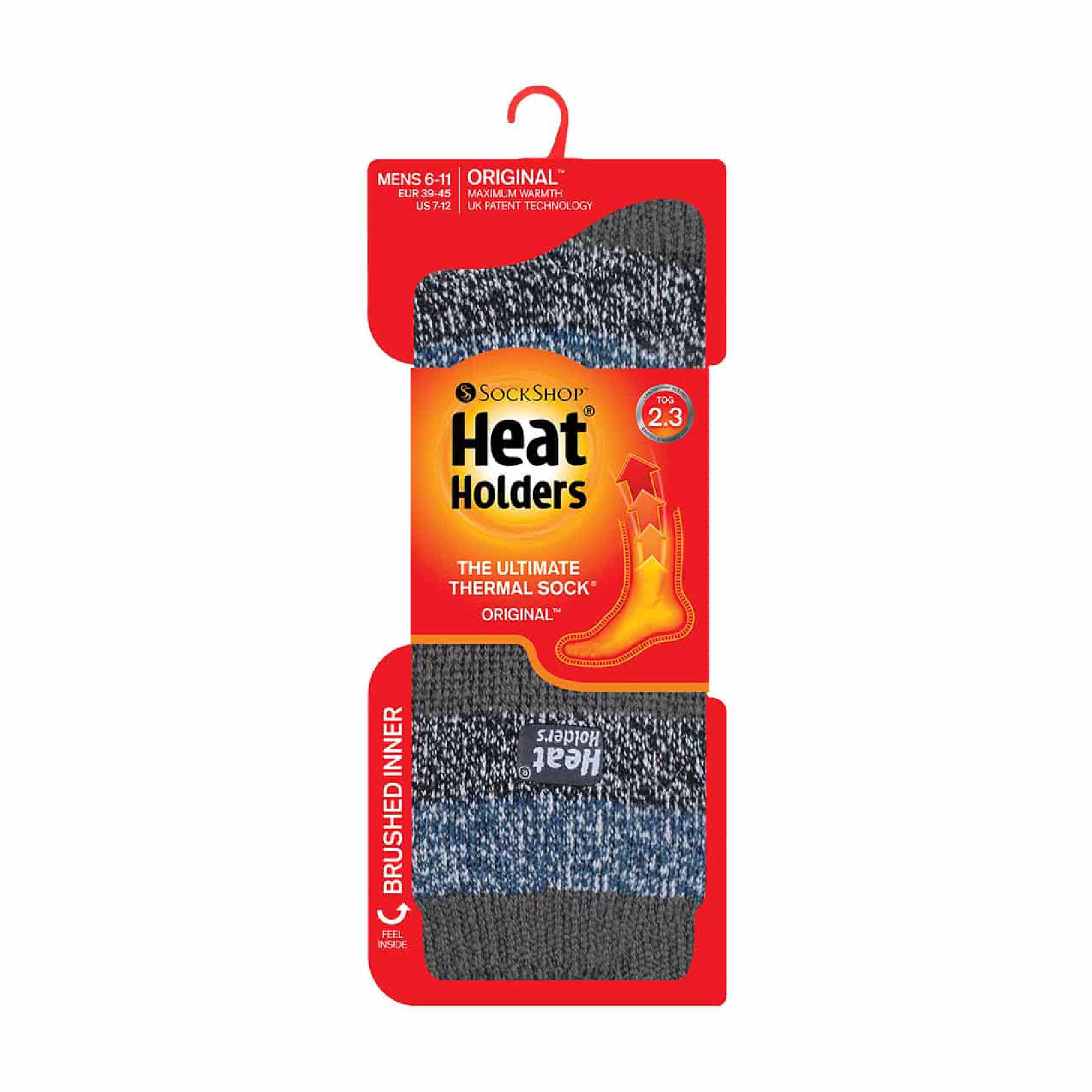 Mens Twist Patterned Thick Winter Warm Thermal Socks - Image 98