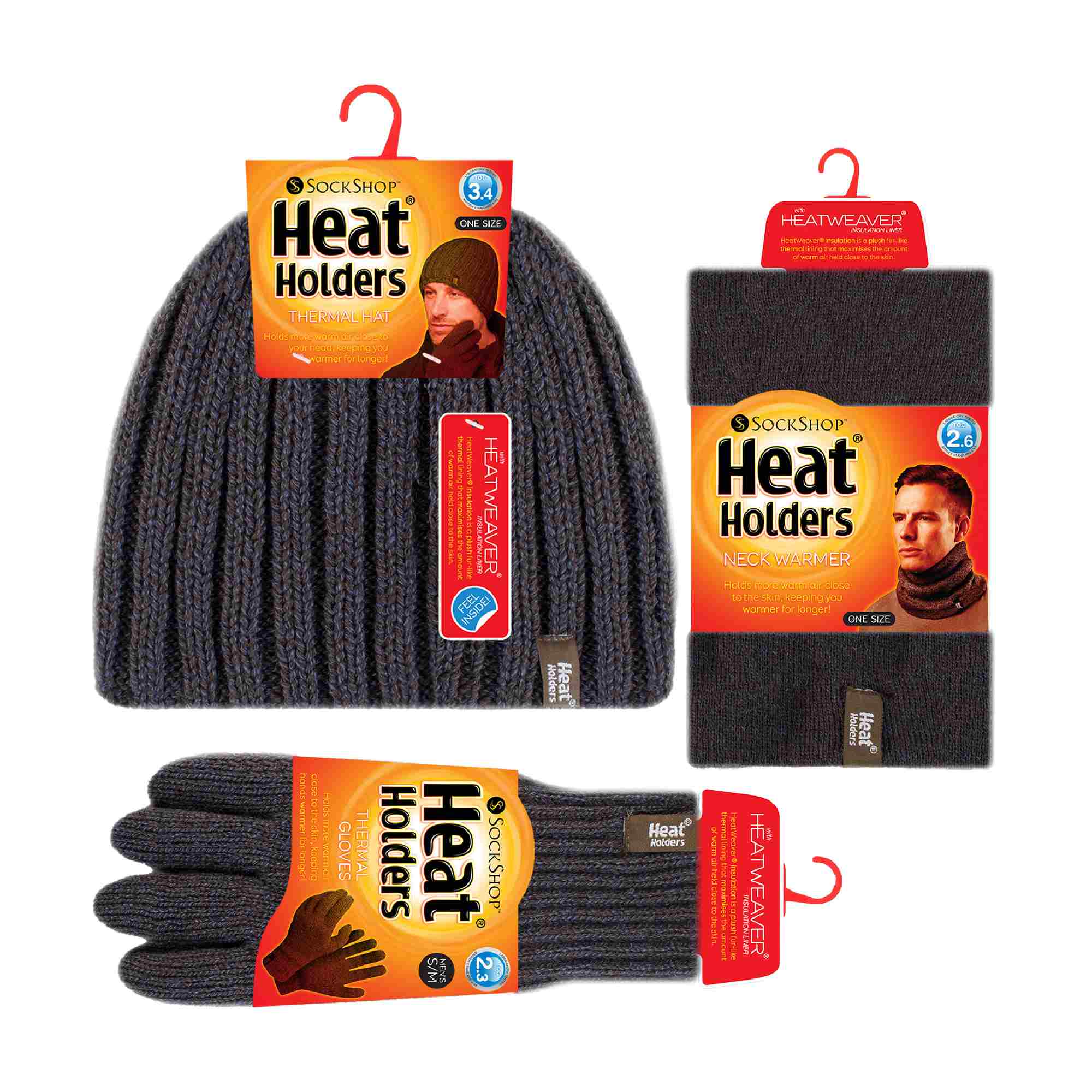 Mens Fleece Lined Thermal Hat & Gloves Set for Winter - Image 10