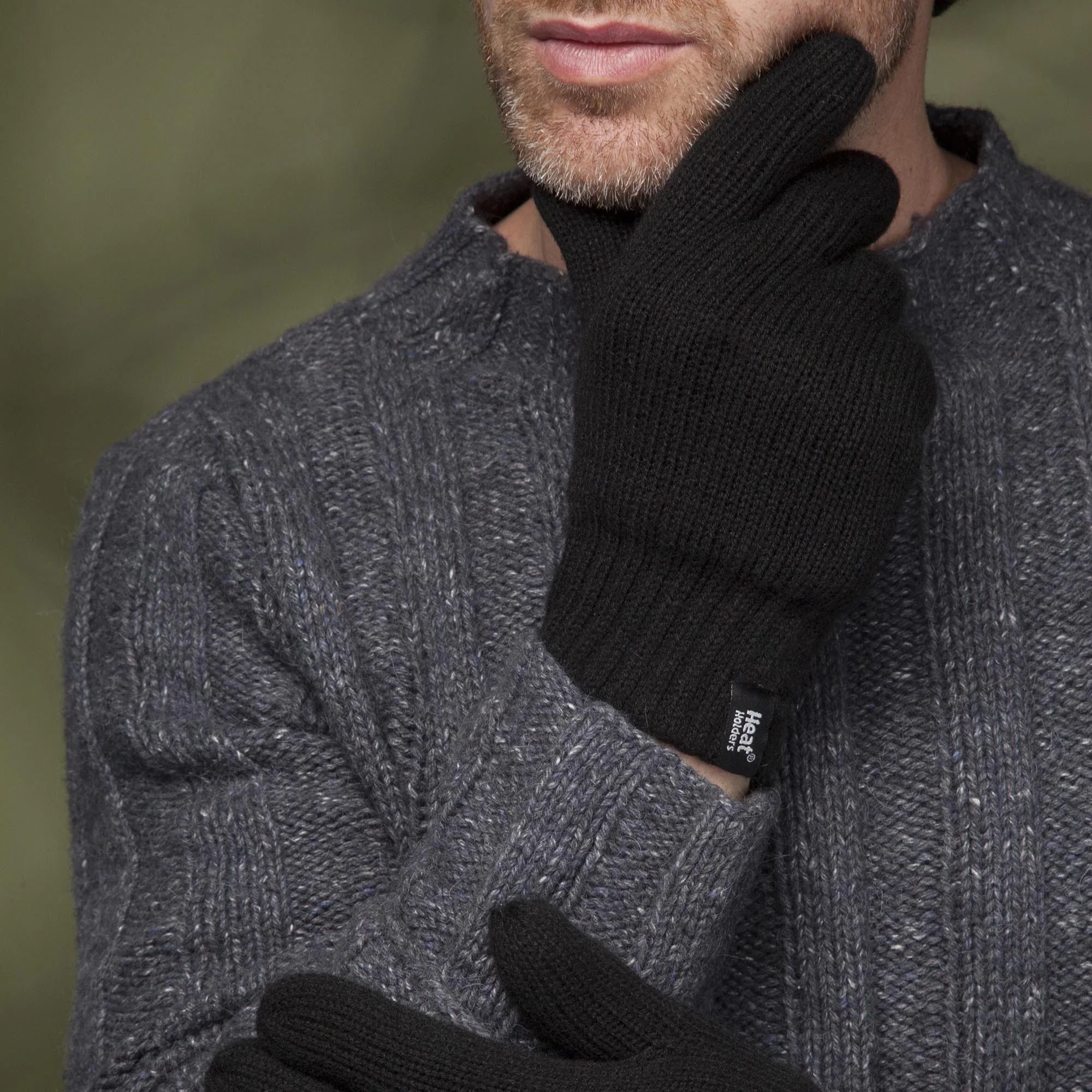 Mens Winter Warm Soft Fleece Lined Thermal Gloves - Image 19
