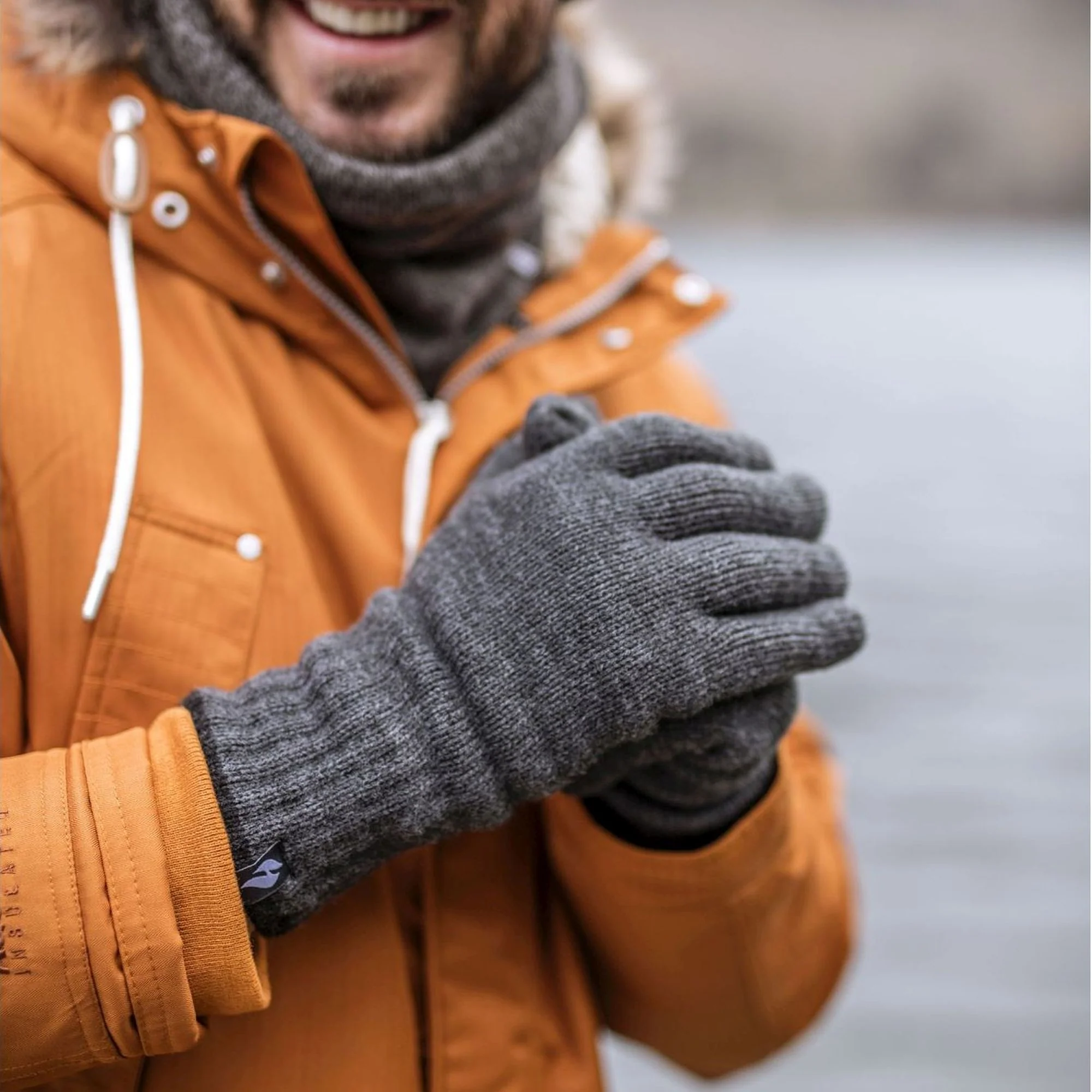 Mens Winter Warm Soft Fleece Lined Thermal Gloves - Image 27