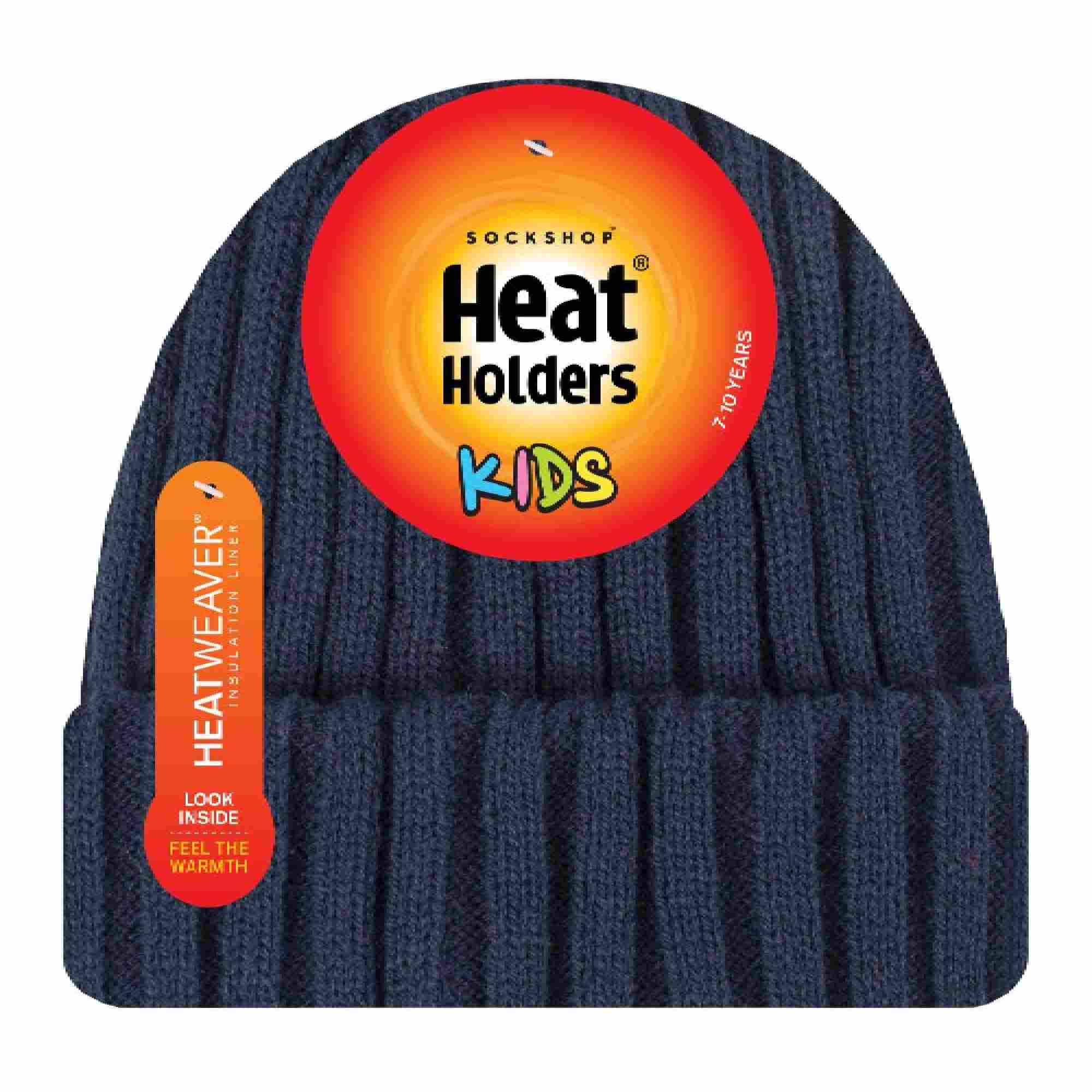 Boys Every Day Casual Wear Ribbed Turnover Winter Hat for Kids - Image 5