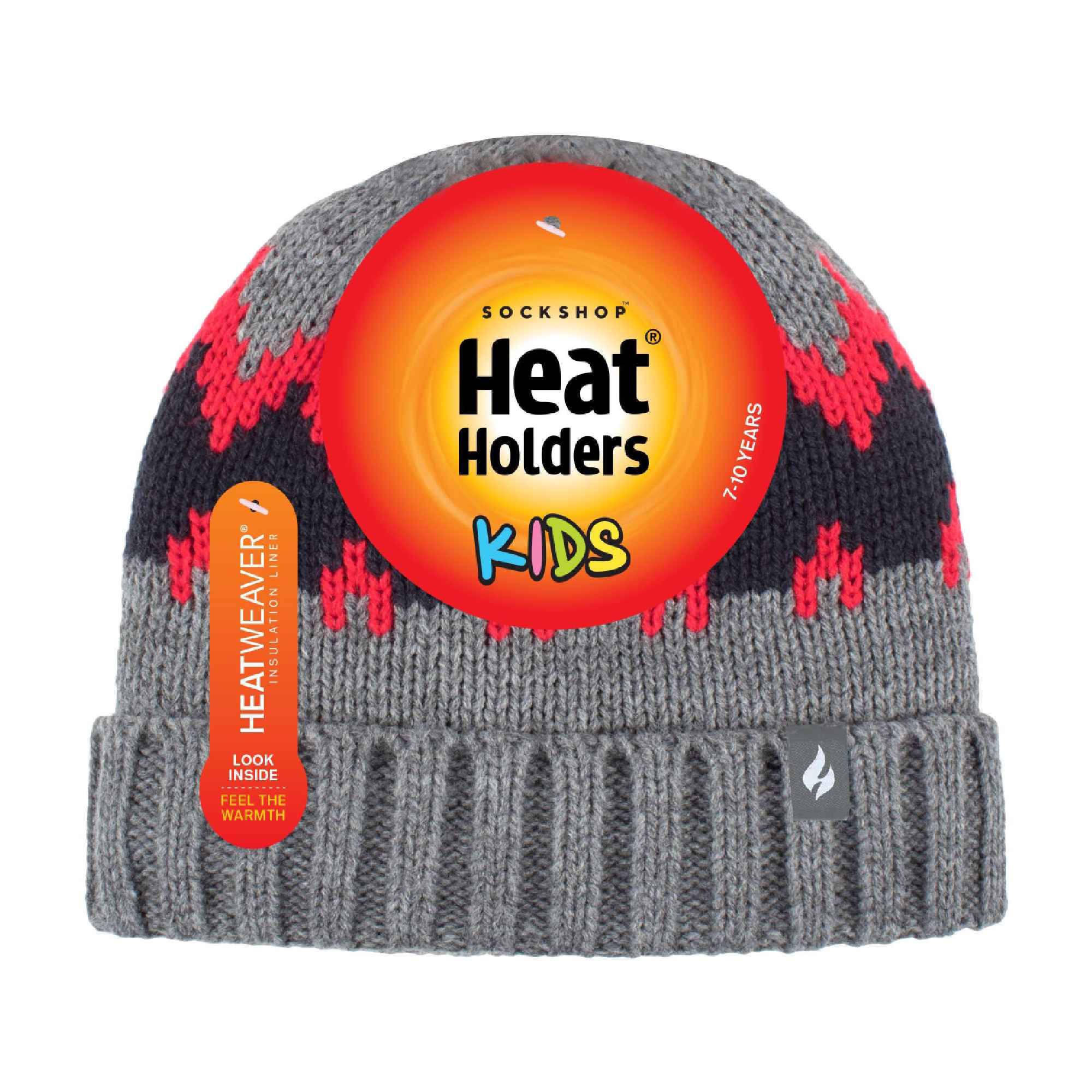 Boys Thick Ribbed Patterned Knitted Soft Beanie Hat - Image 5