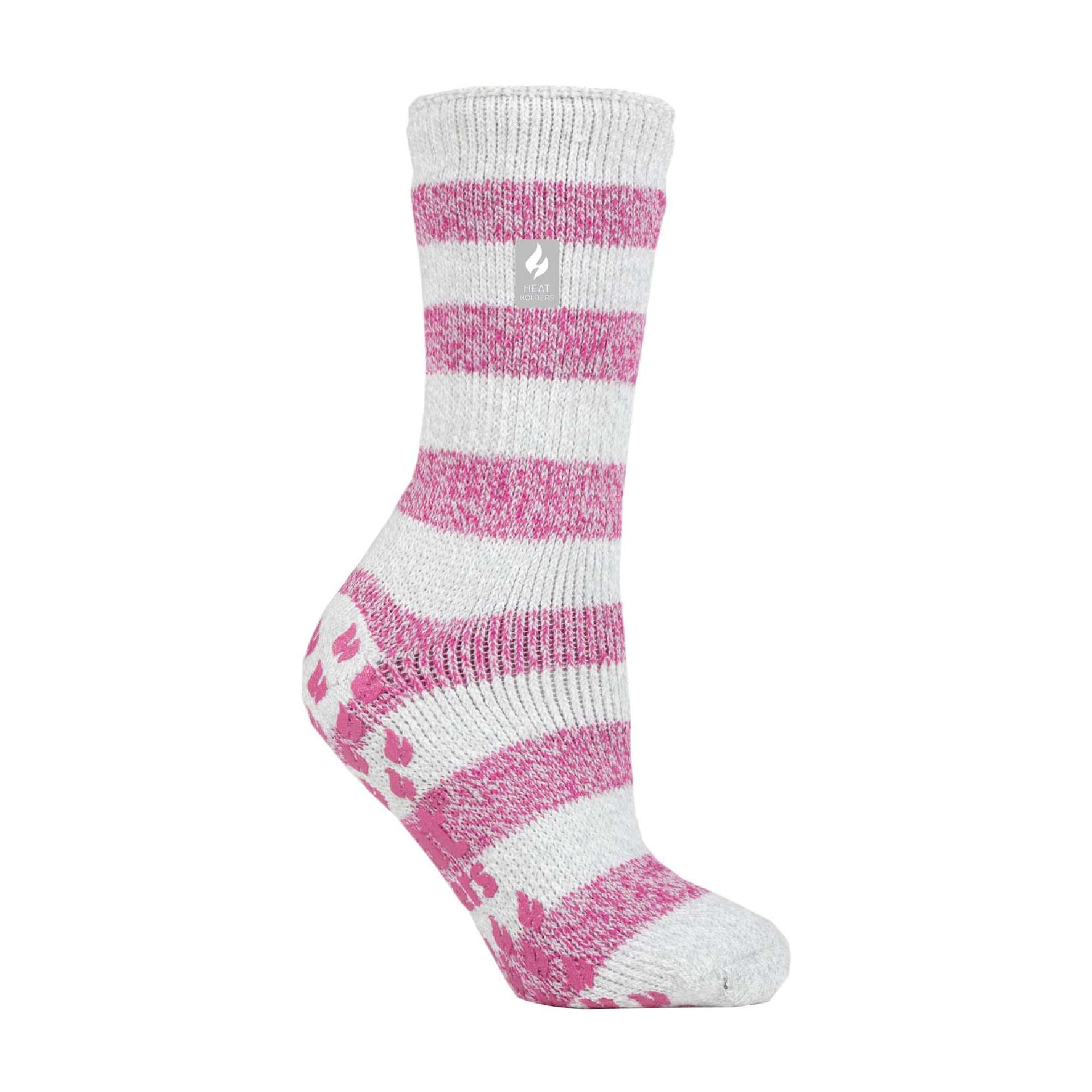 Ladies Extra Warm Fluffy Non Slip Thermal Slipper Socks - Image 33