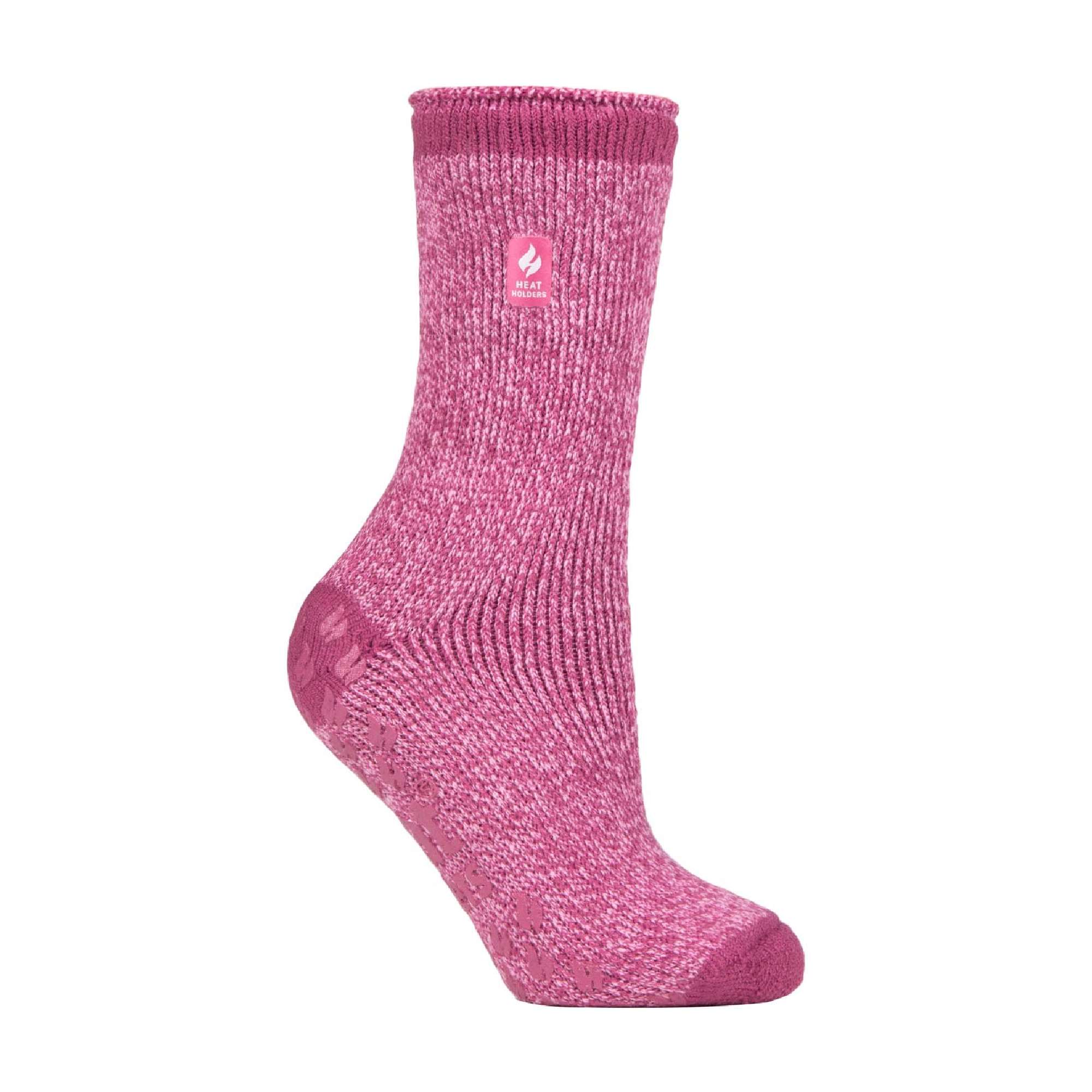 Ladies Extra Warm Fluffy Non Slip Thermal Slipper Socks - Image 41