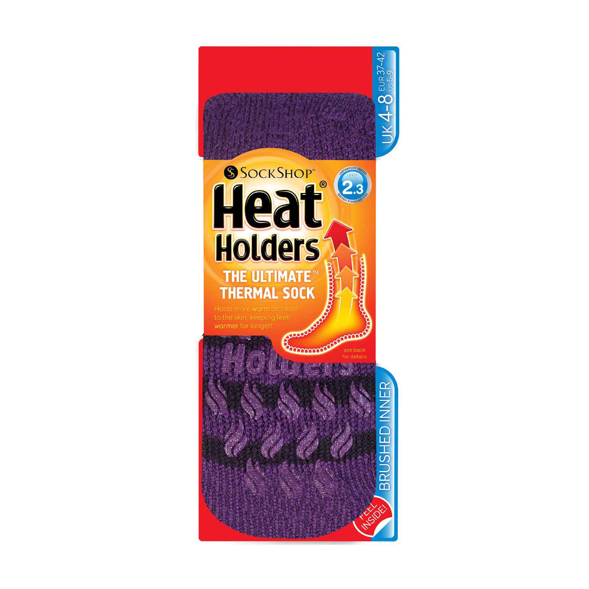 Ladies Extra Warm Fluffy Non Slip Thermal Slipper Socks - Image 46