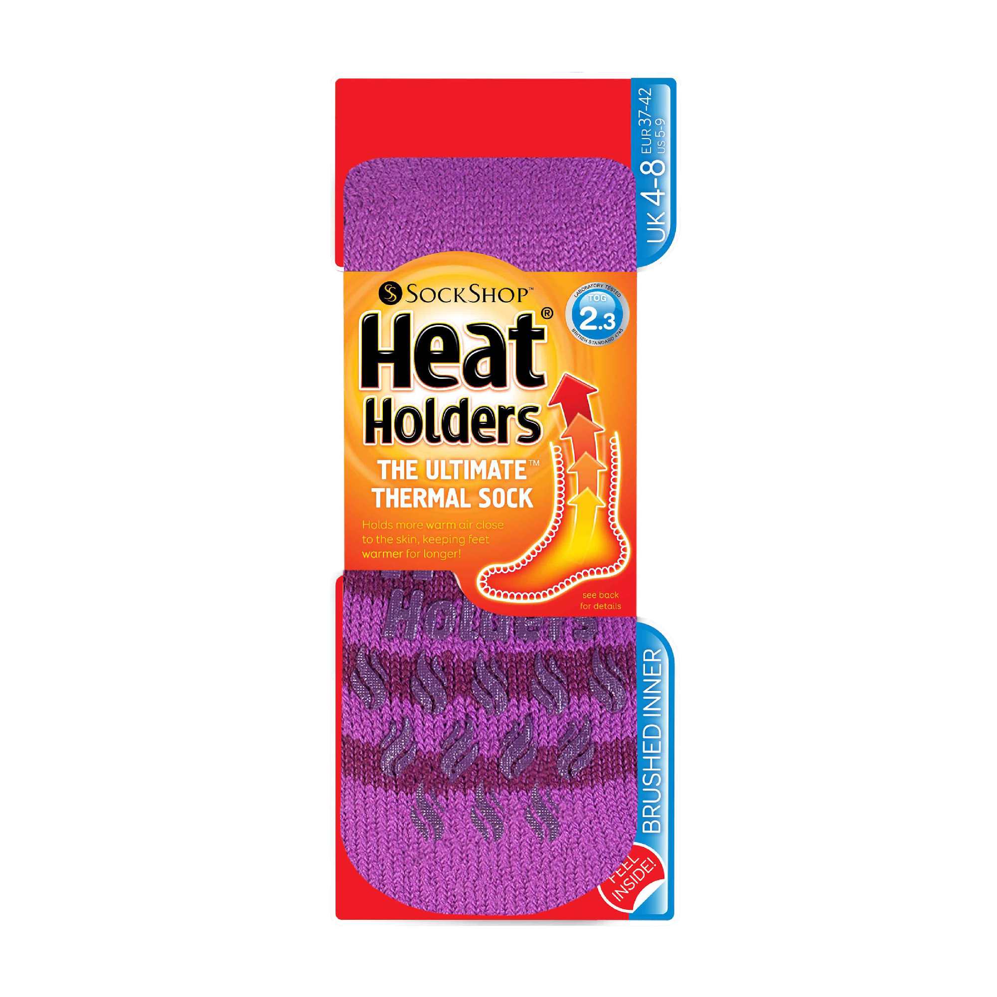 Ladies Extra Warm Fluffy Non Slip Thermal Slipper Socks - Image 58