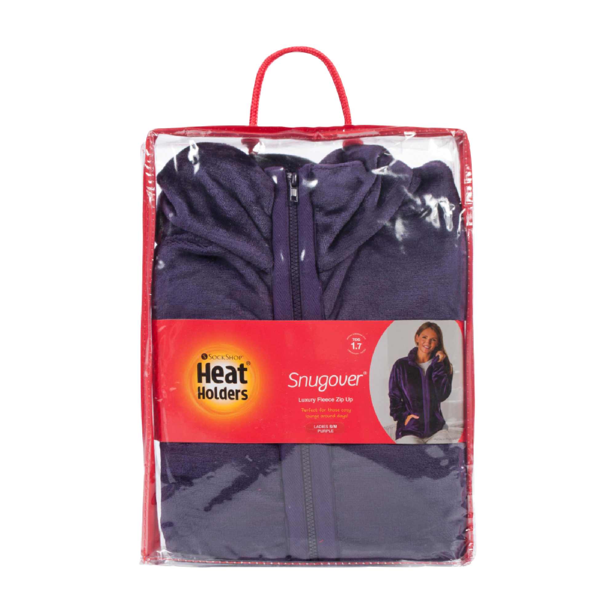 Ladies 1.7 TOG Oversized Full Zip Up Thermal Fleece Jacket for Winter - Image 10