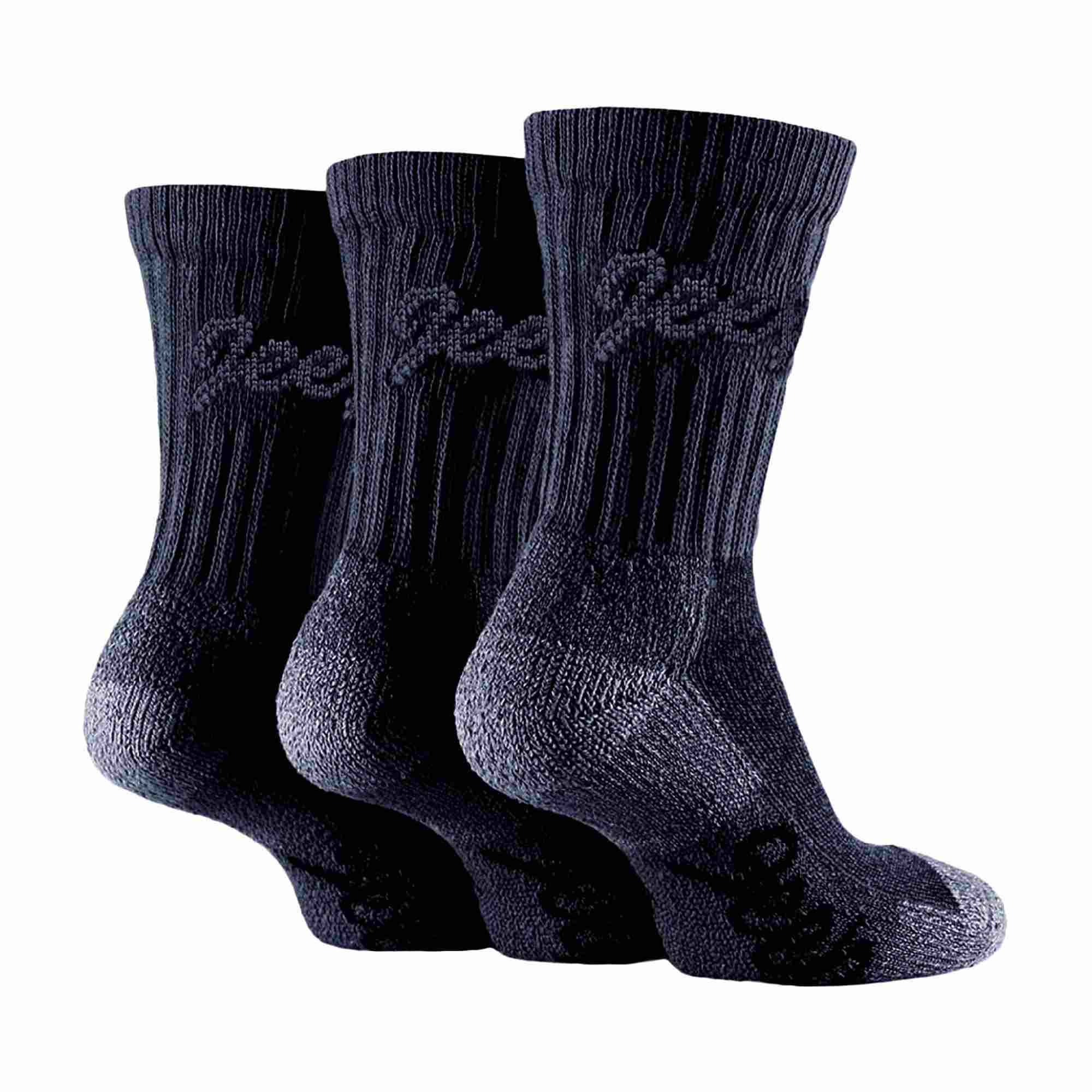3 Pack Ladies Cotton Cushioned Hiking Socks - Image 4