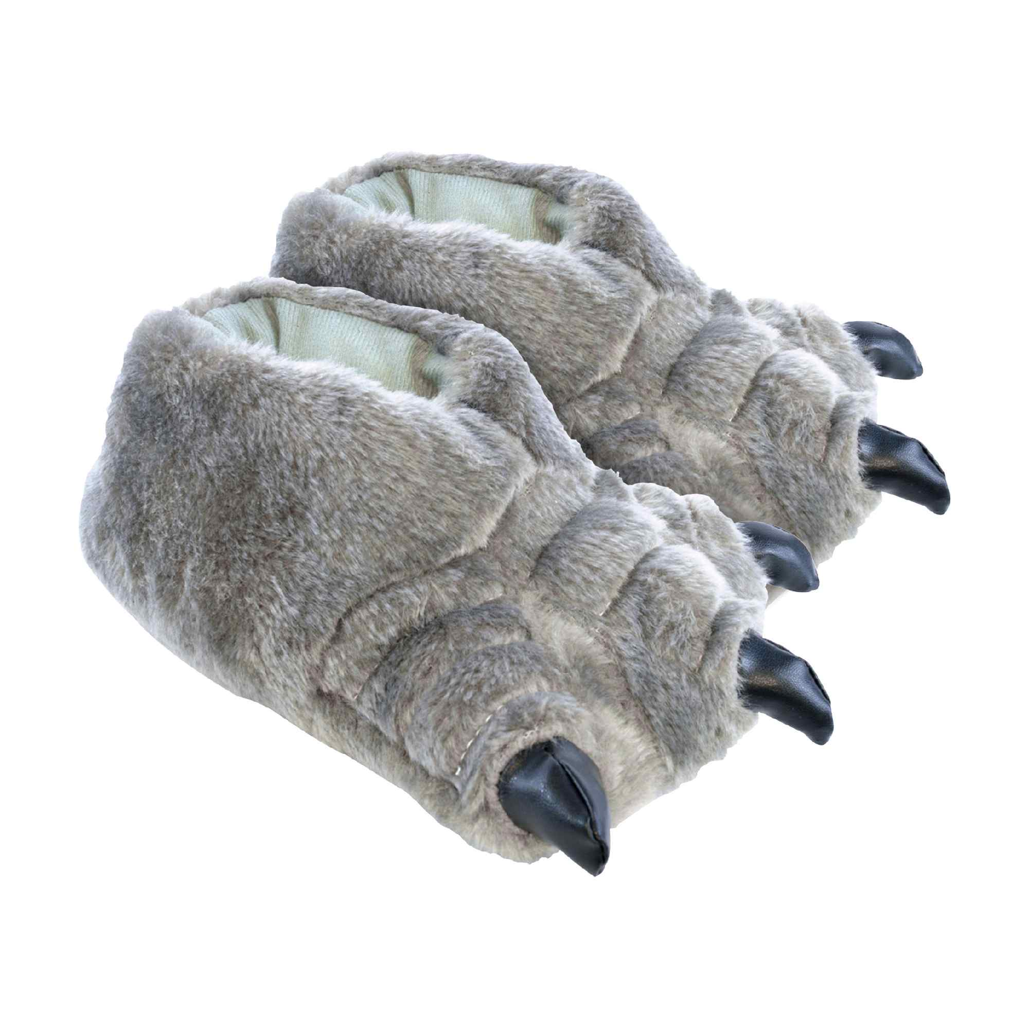 Kids Novelty 3D Monster Feet Plush Slippers (4 Sizes) - Image 5