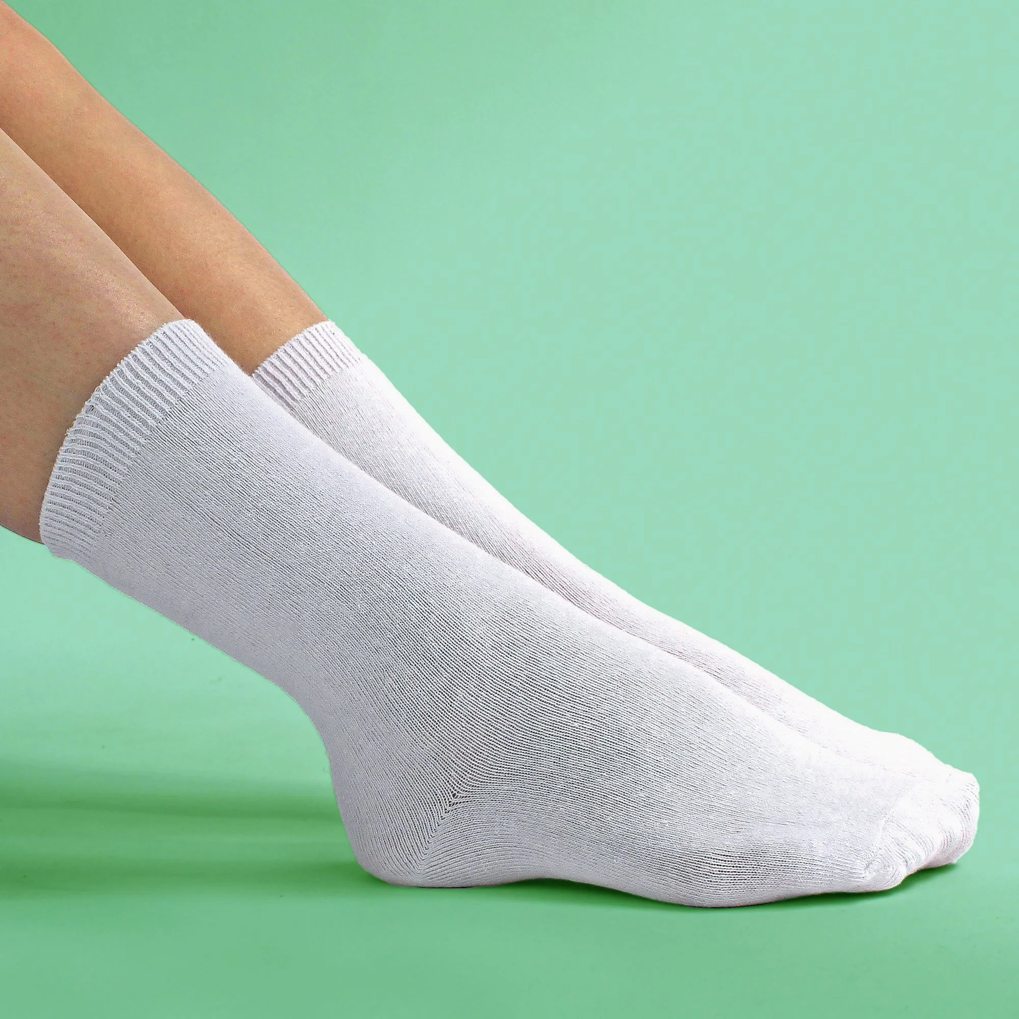 6 Pack Girls & Boys Plain Soft Breathable Cotton School Socks (3 Sizes) - Image 16