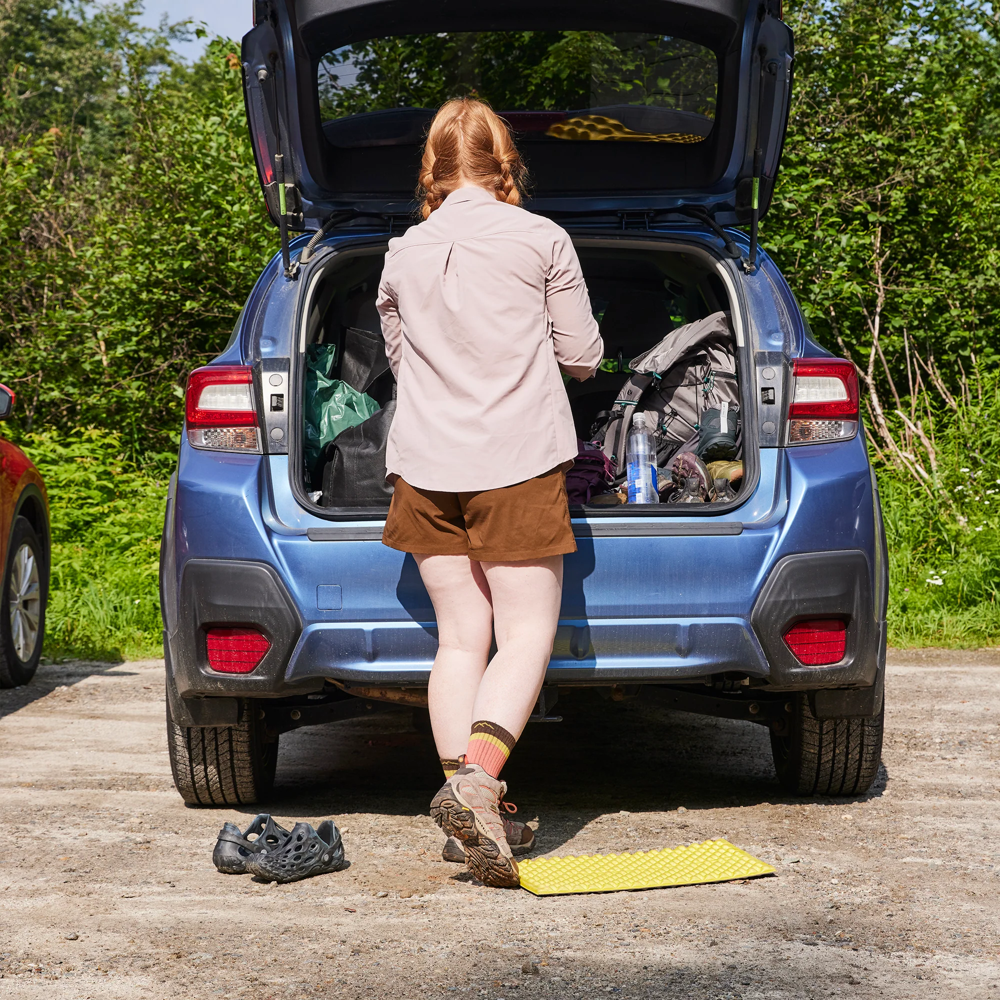 Ladies Crew Merino Wool Lightweight Hiking Socks - Image 8
