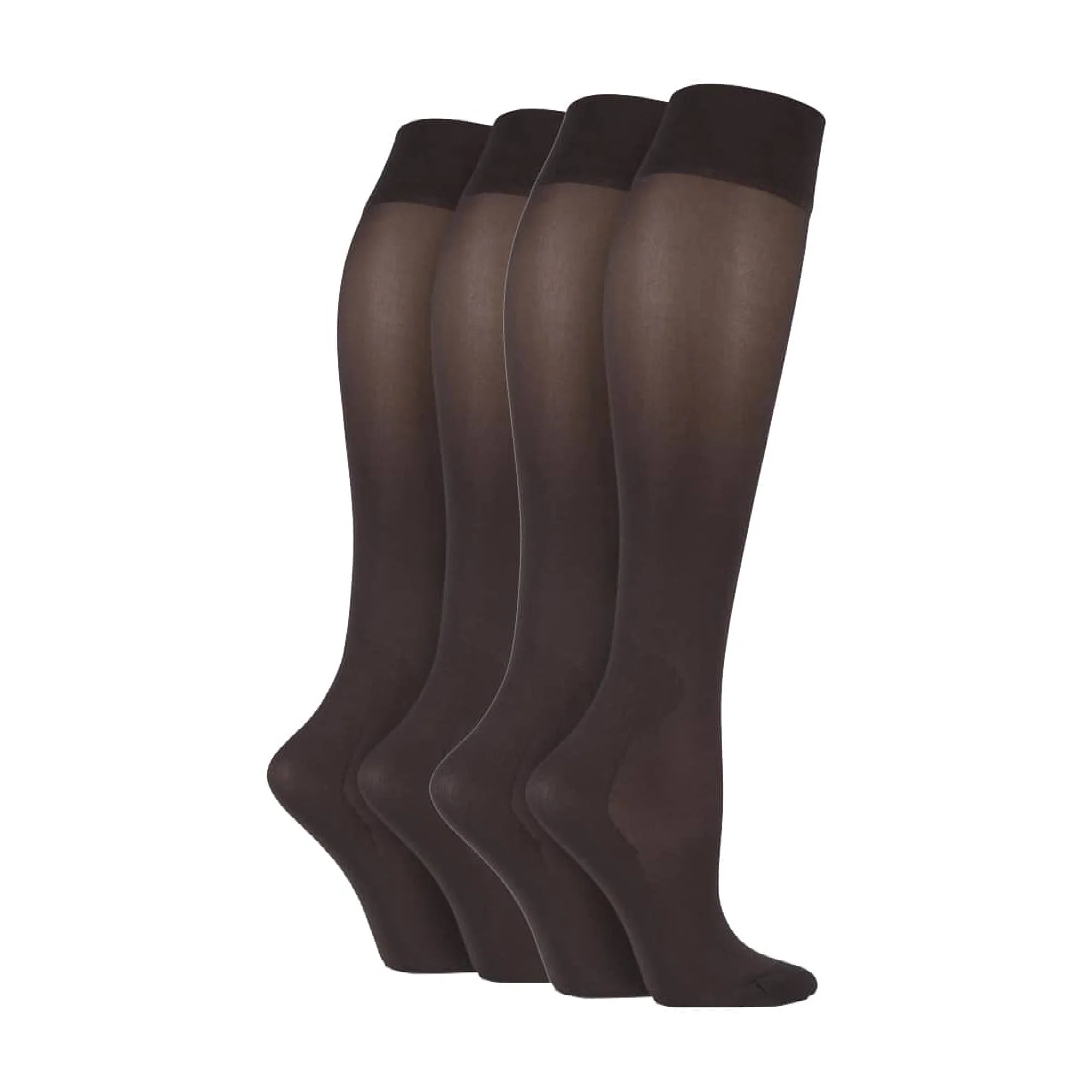 2 Pack Ladies 40 Denier Compression Knee High Energising Socks - Image 3