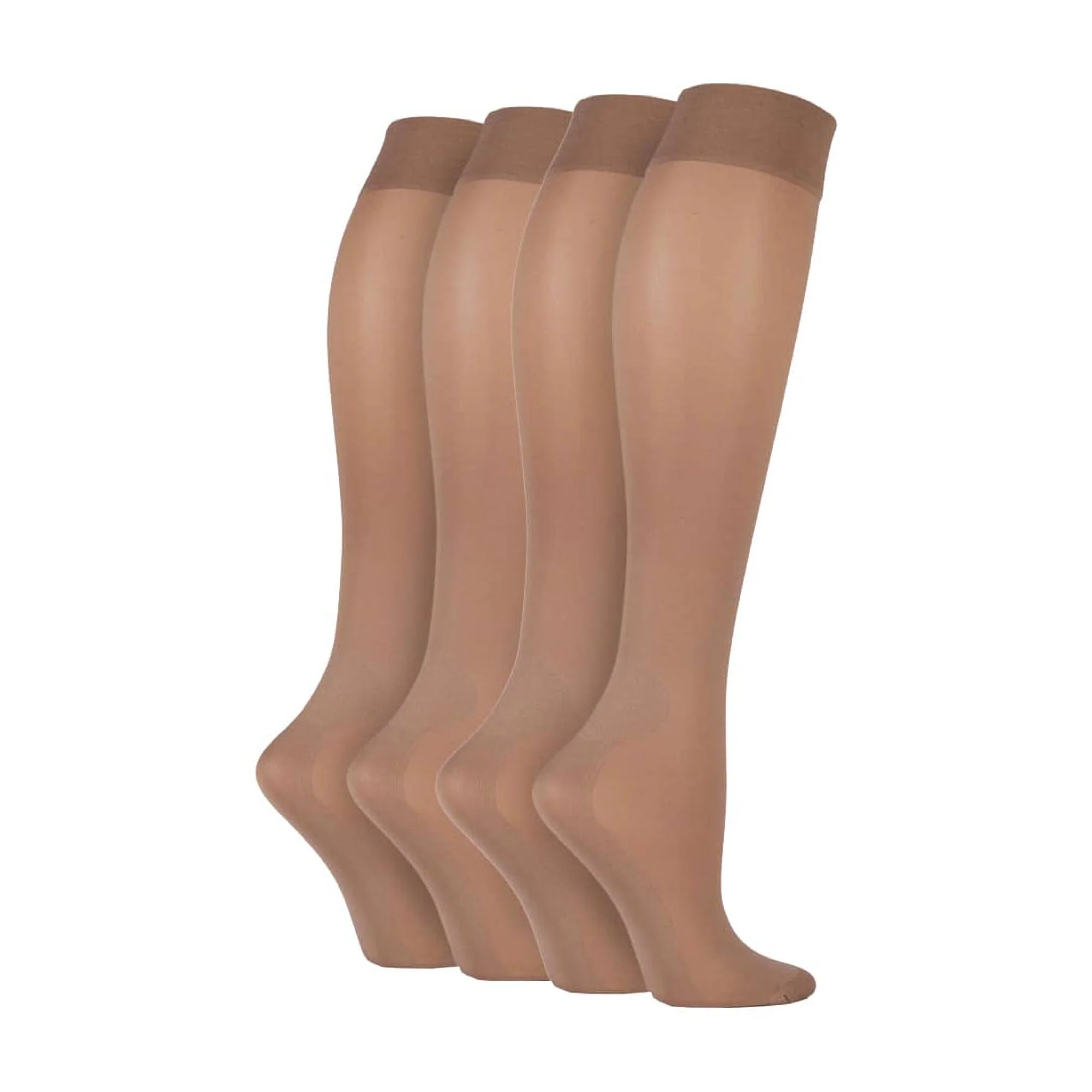 2 Pack Ladies 40 Denier Compression Knee High Energising Socks - Image 5