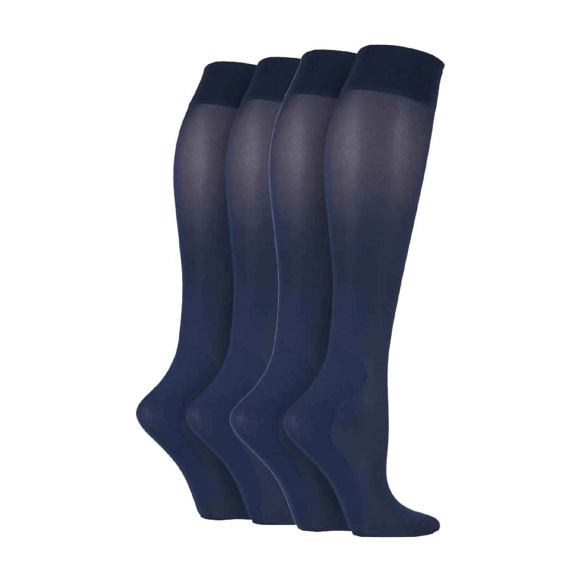 2 Pack Ladies 40 Denier Compression Knee High Energising Socks - Image 7