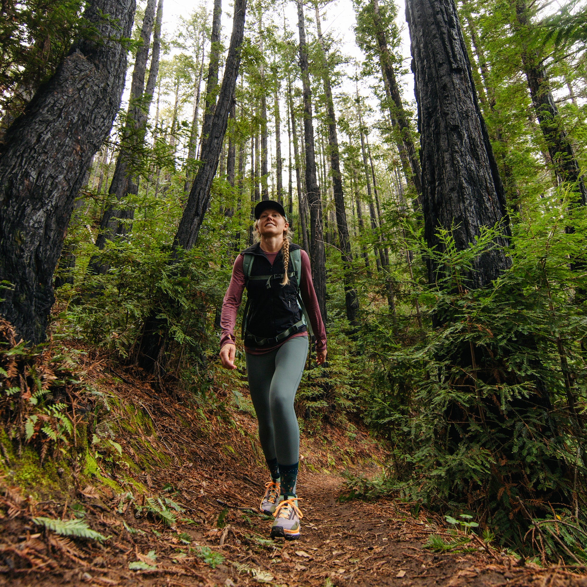 Ladies Merino Wool Animal Patterned Hiking Boot Socks - Image 15
