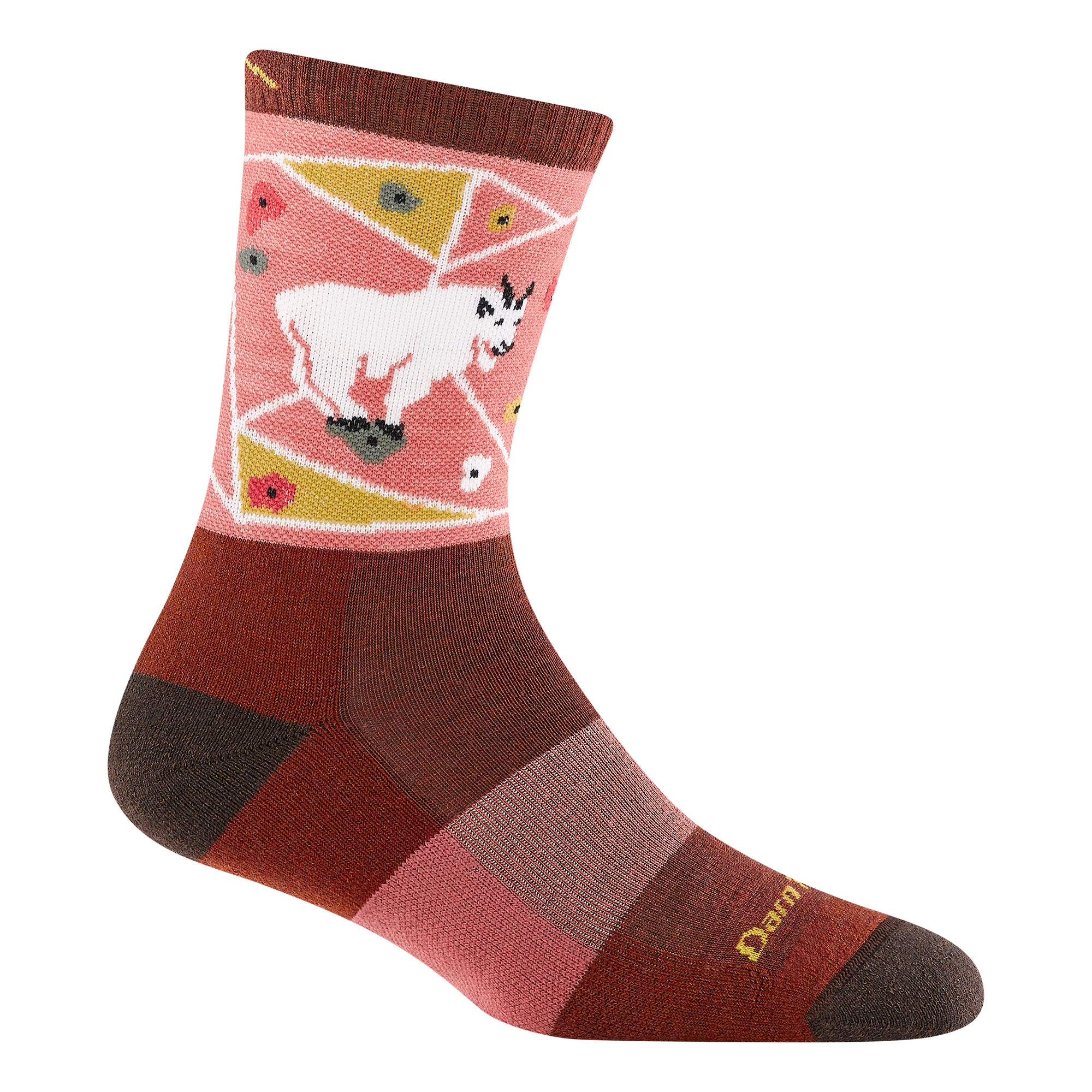 Ladies Merino Wool Animal Patterned Hiking Boot Socks - Image 5