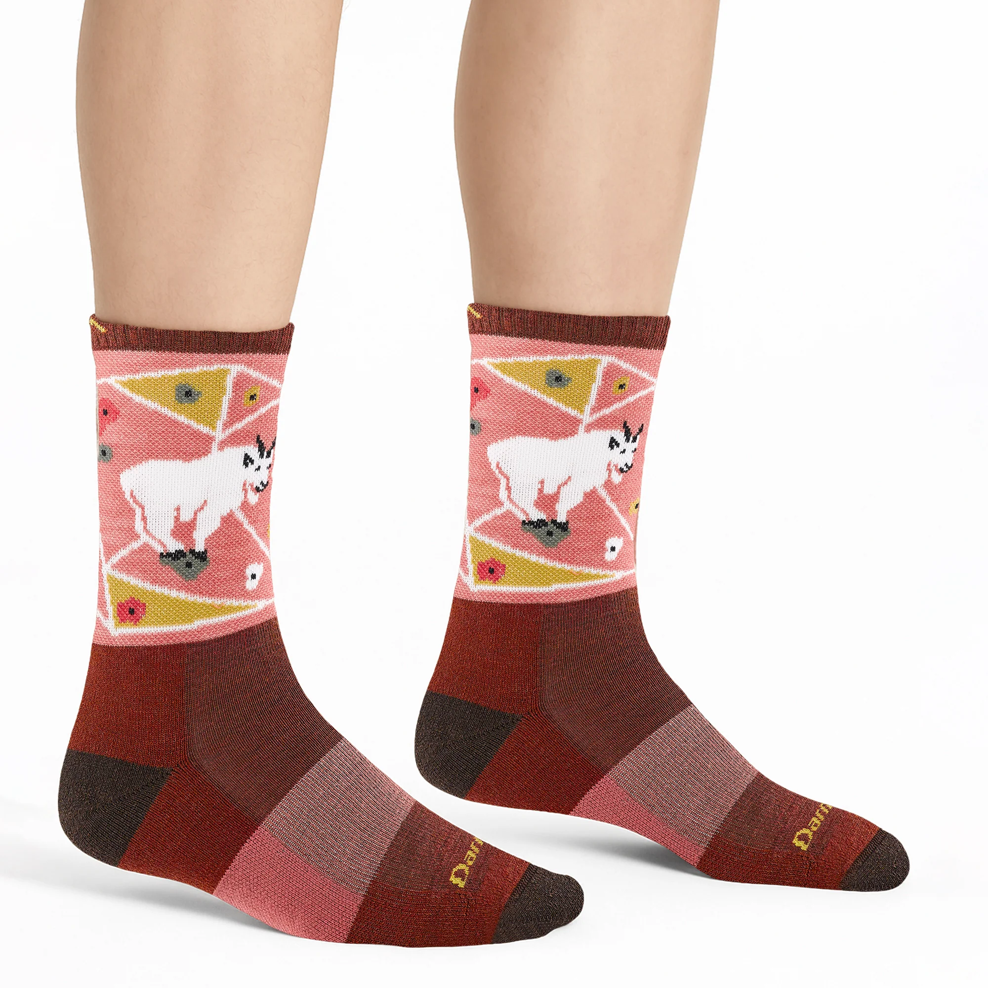 Ladies Merino Wool Animal Patterned Hiking Boot Socks - Image 6