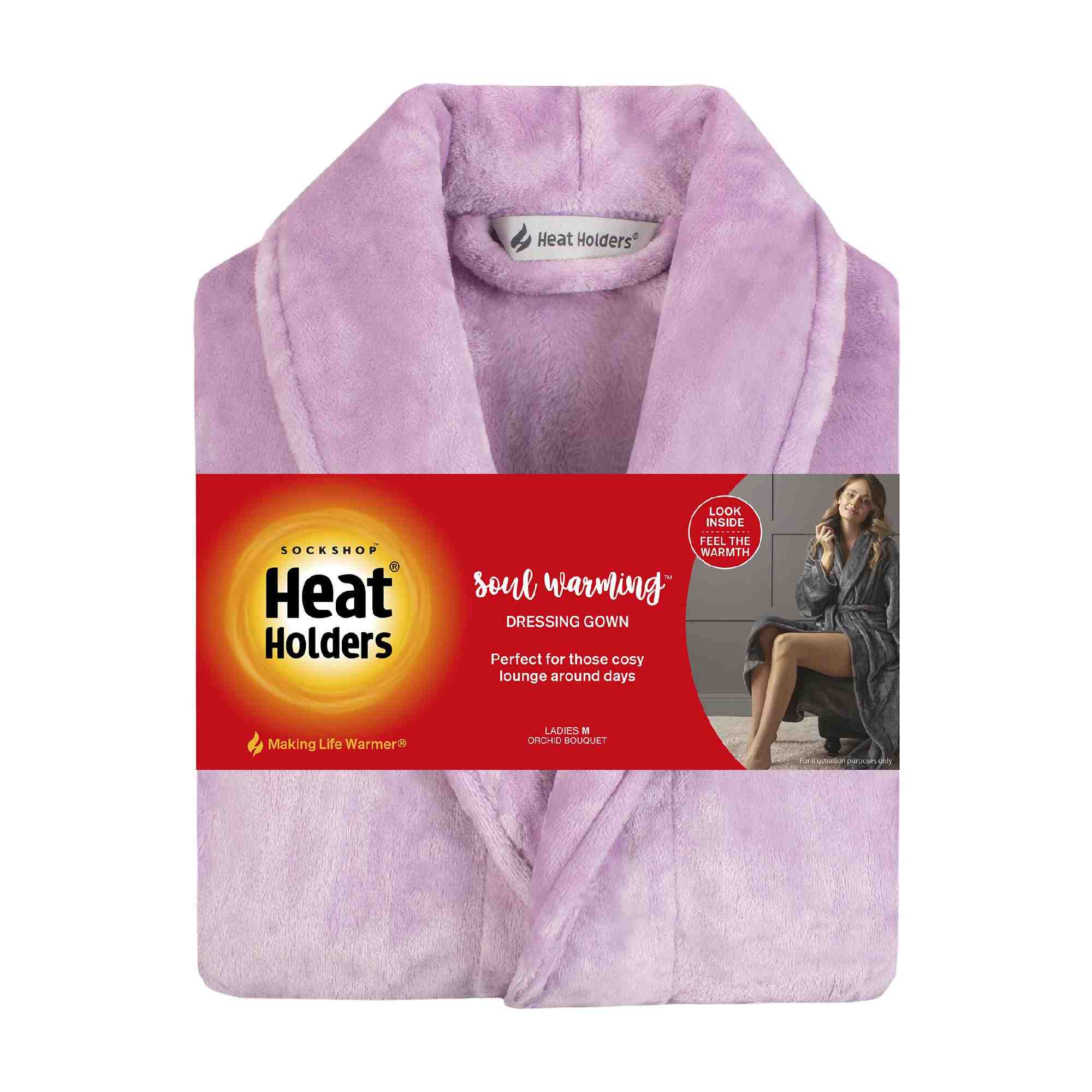 Ladies Soft Warm Luxury Fleece Dressing Gown - Image 14