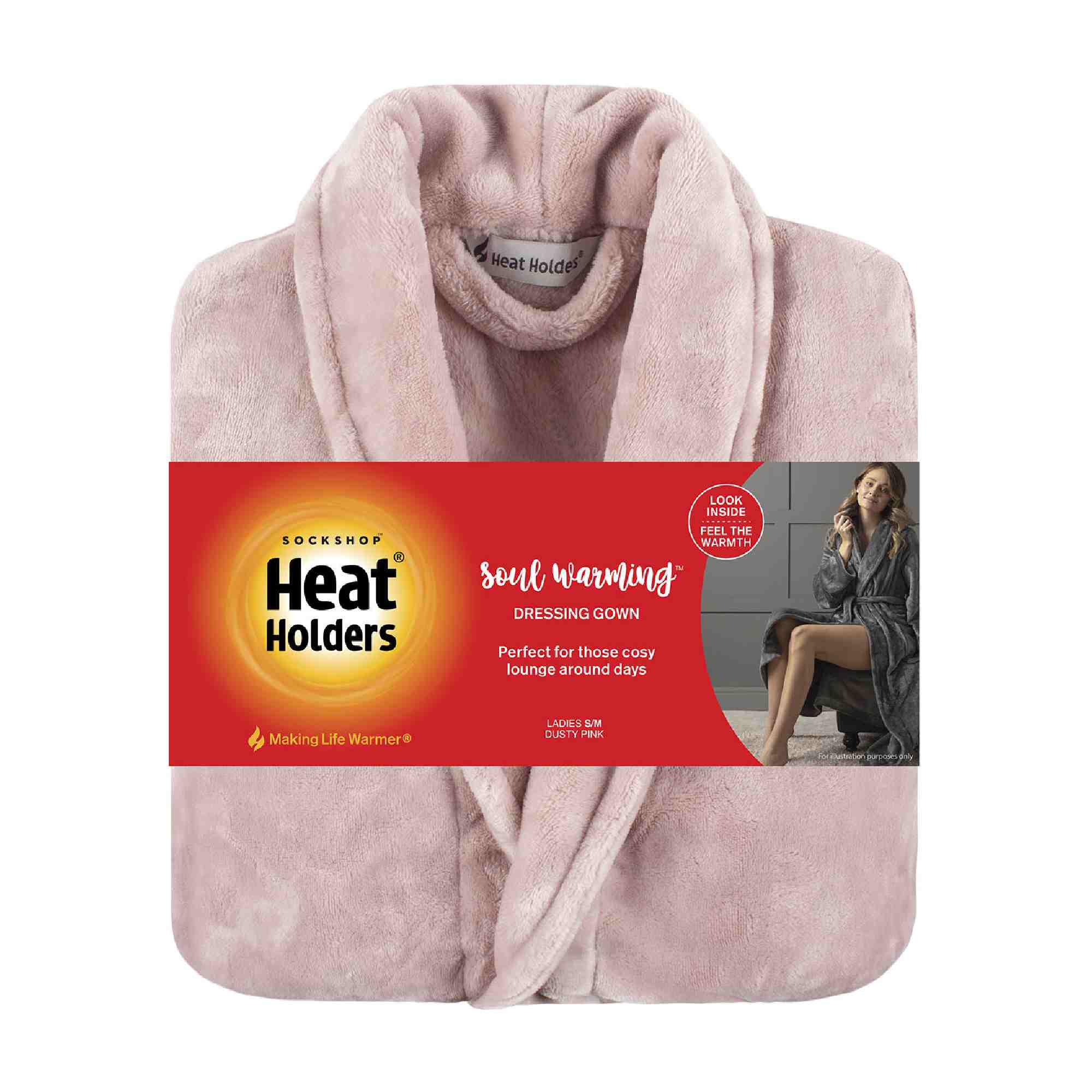 Ladies Soft Warm Luxury Fleece Dressing Gown - Image 6