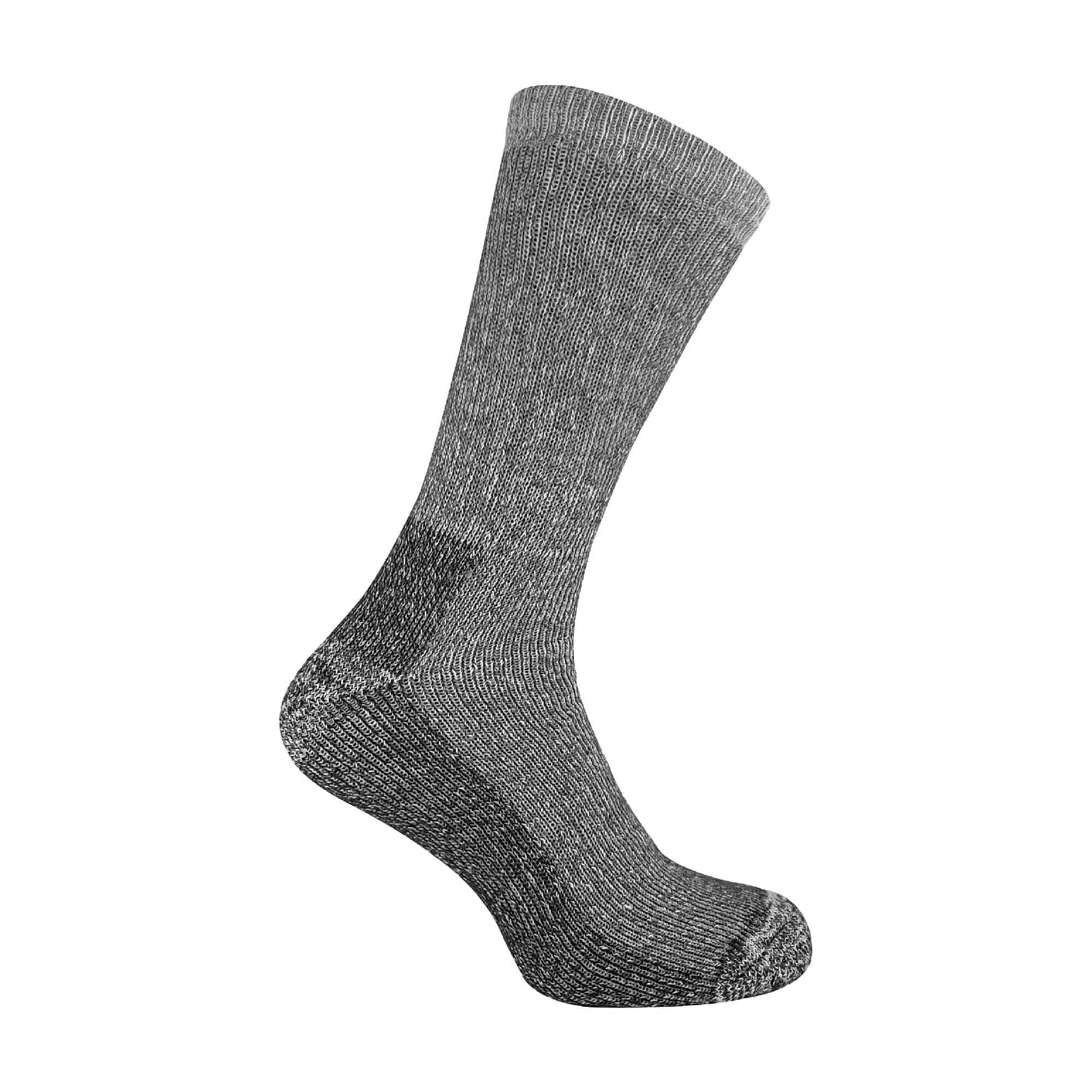 2 Pack Mens Cushioned Heel & Toe Thermal Wool Hiking Socks - Image 5