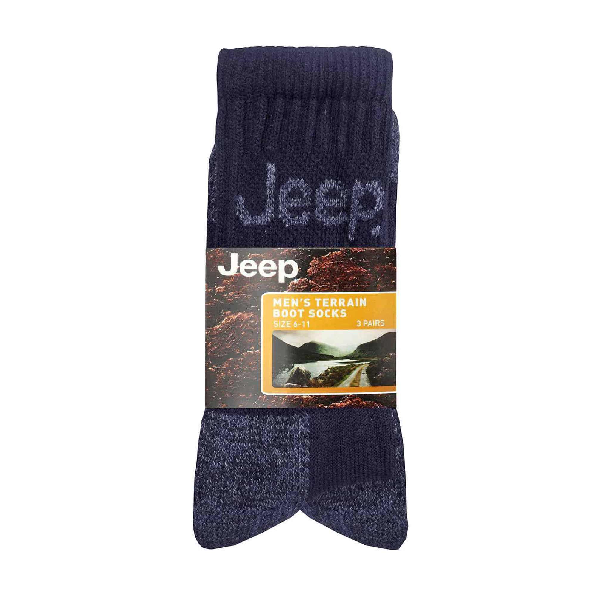 Mens Luxury Cushioned Cotton Hiking Socks (Multipack Options) - Image 38